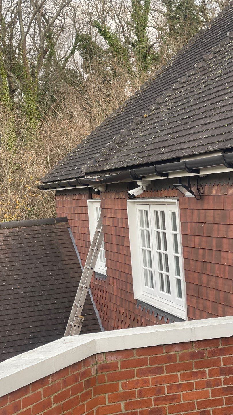 Roof Cleaning and Biocide Treatment using Honda 15lpm Low Pressure Washing Machine by Ges Exterior Cleaning ltd