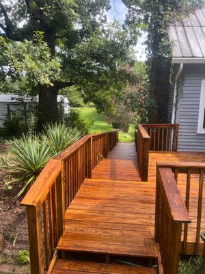 Weathered Deck using Wood Sealant