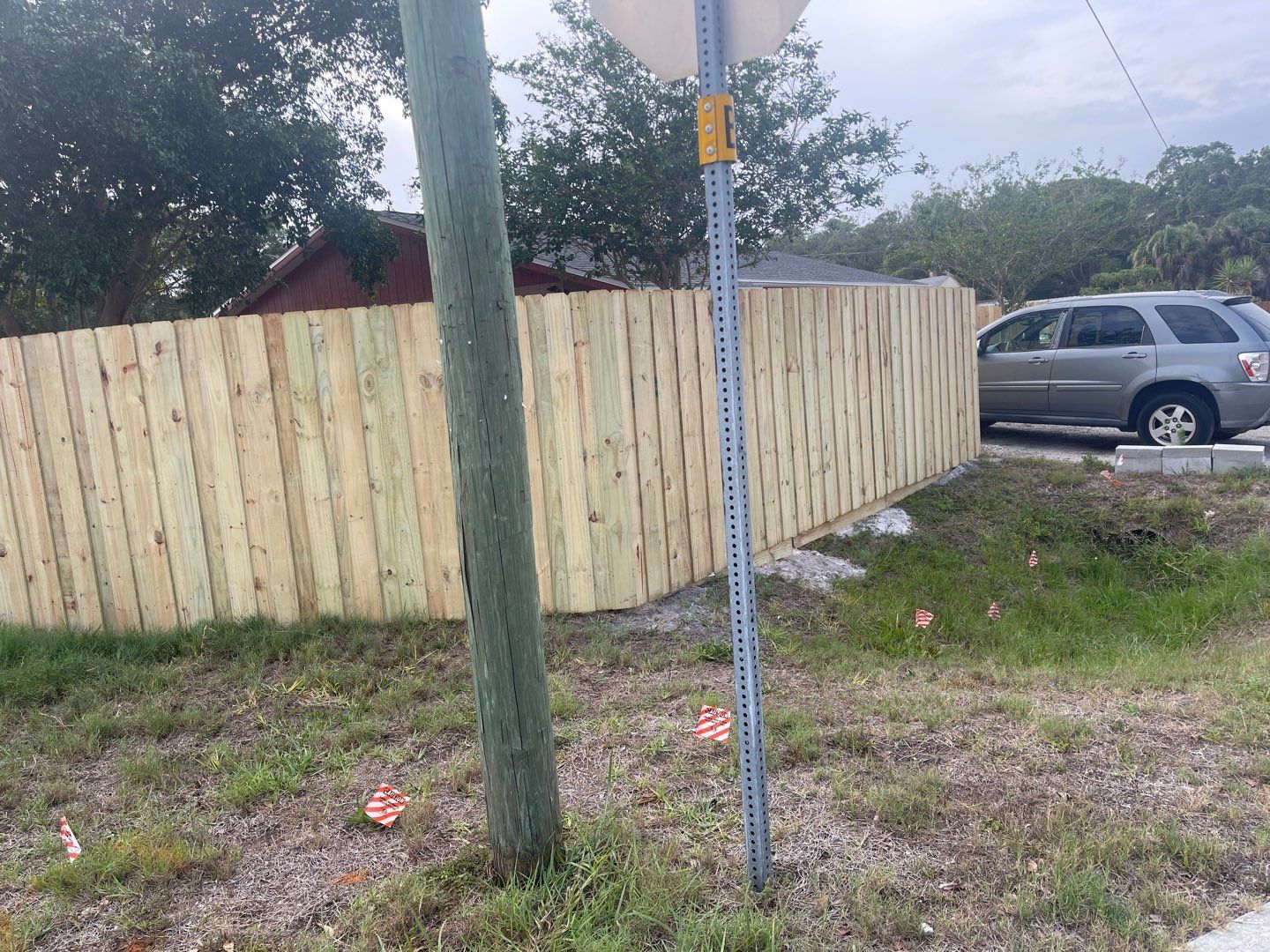 Nokomis, FL 6ft. Treated Board on Board Wood Fence  by Asap fence and gates, LLC