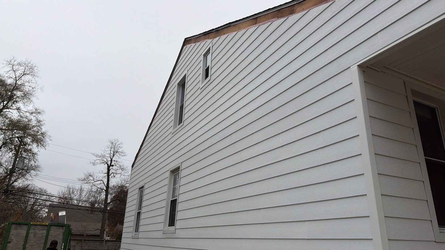 Siding Replacement using Ascend Glacier White by 180 Contractors