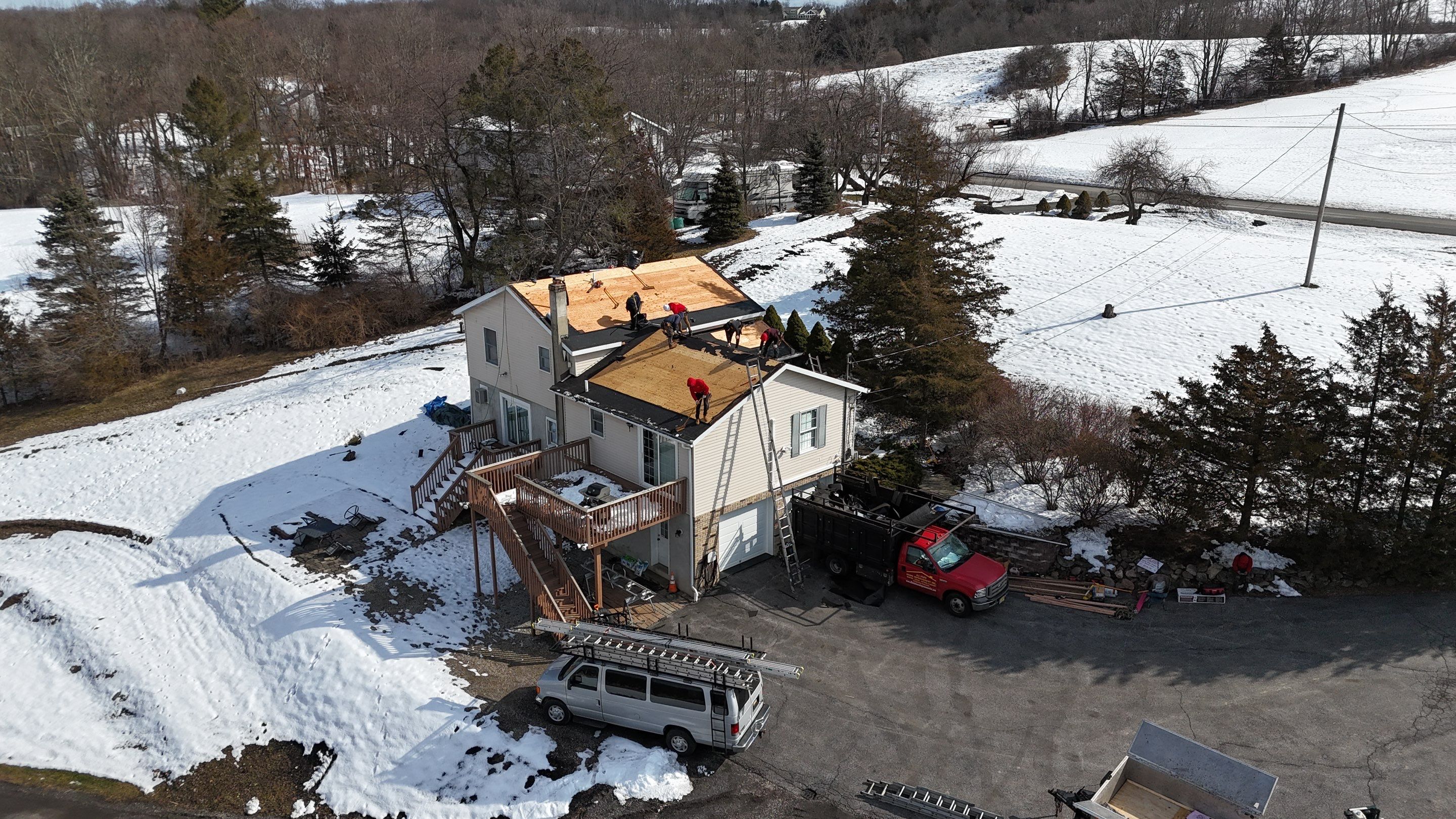 Roof Replacement Project in Lafayette Township, NJ by All State Home Improvement Inc.