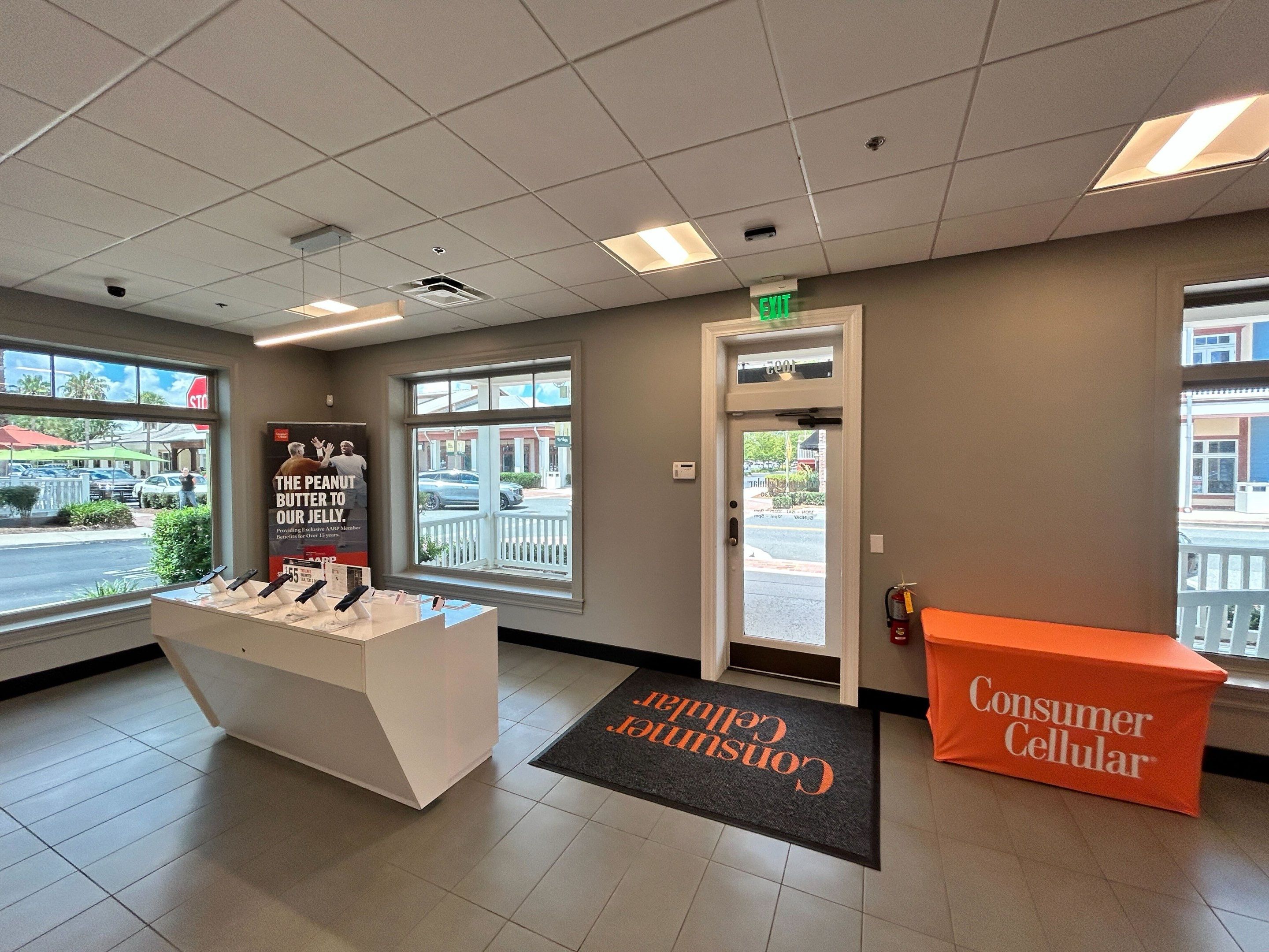 Consumer Cellular Retail Store Buildout – The Villages, FL – Security, Networking & Low-Voltage Installation by TeleCommPro