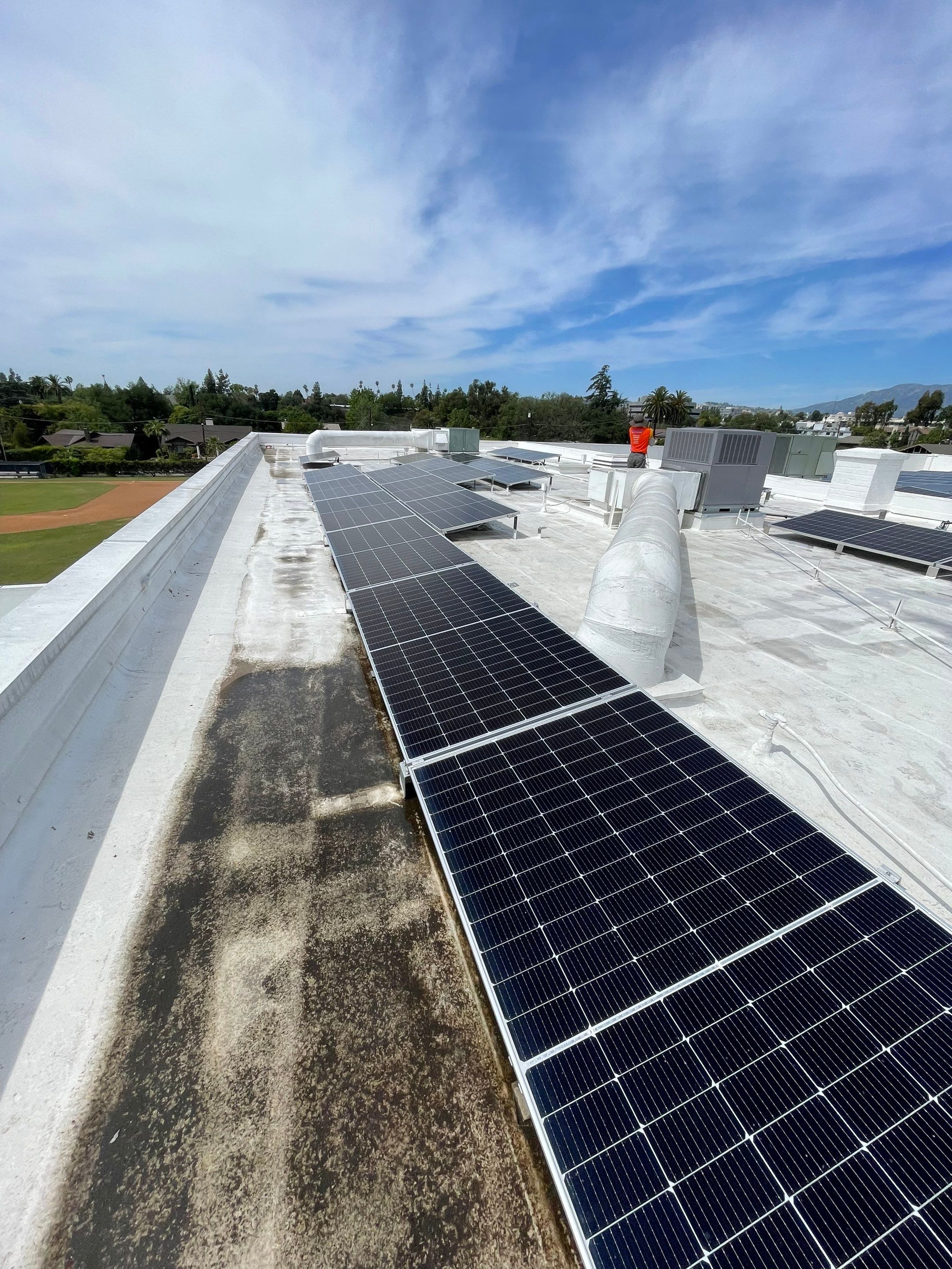 Commercial Solar Panel Cleaning by Palm Coast Solar Cleaning