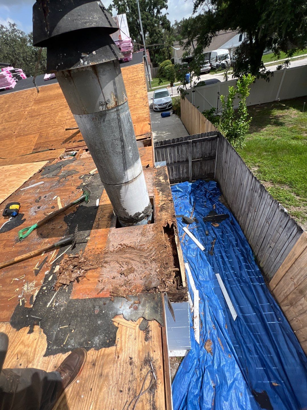 Project in Tampa 33617 by Mitchell Roofing Company LLC 