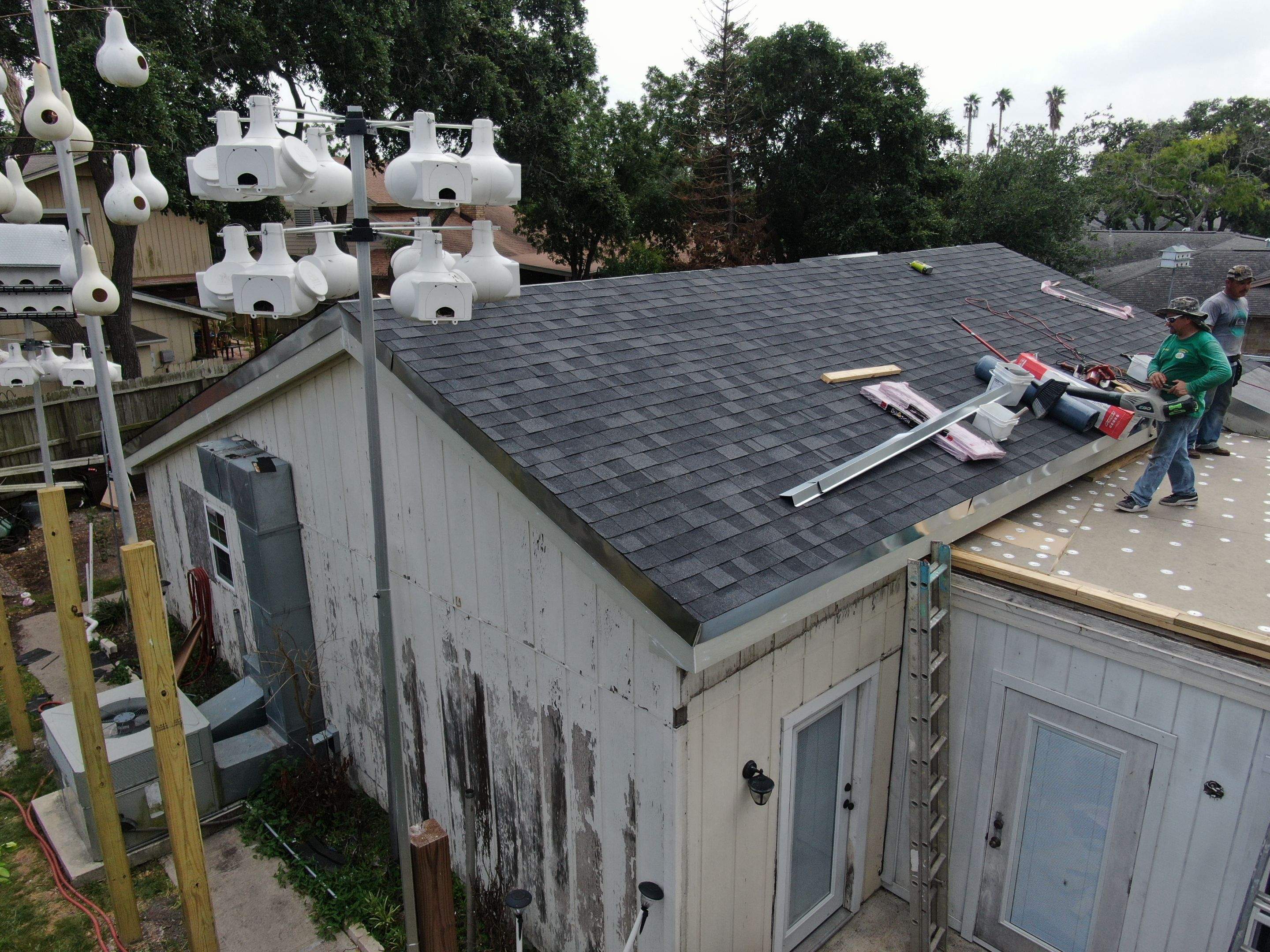 Its to Hot! Insulate this roof by Bayfront Roofing and Construction