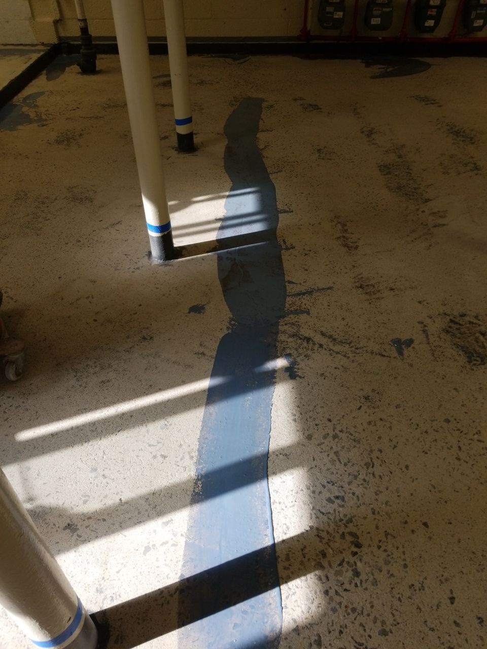 Laundry Room Floor Coating using Penntek- Silver Creek by Spectrum Painting, LLC