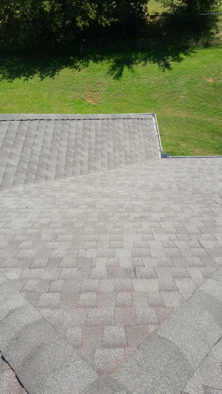 Reroof using GAF HDZ Weathered Wood by Castillo Roofing