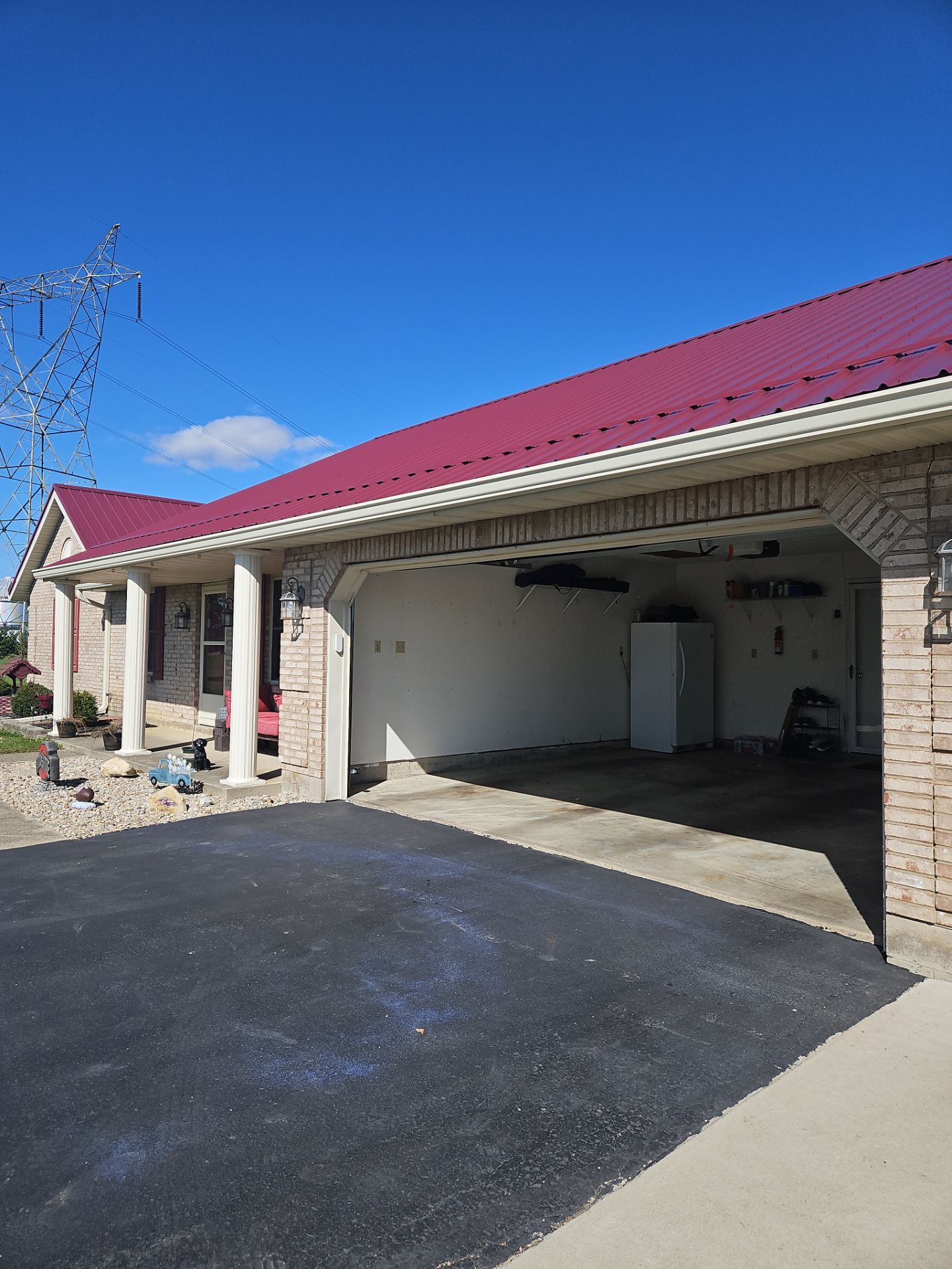Residential Roofing Installation using Performance Panel Metal - Burgandy by RoofX 