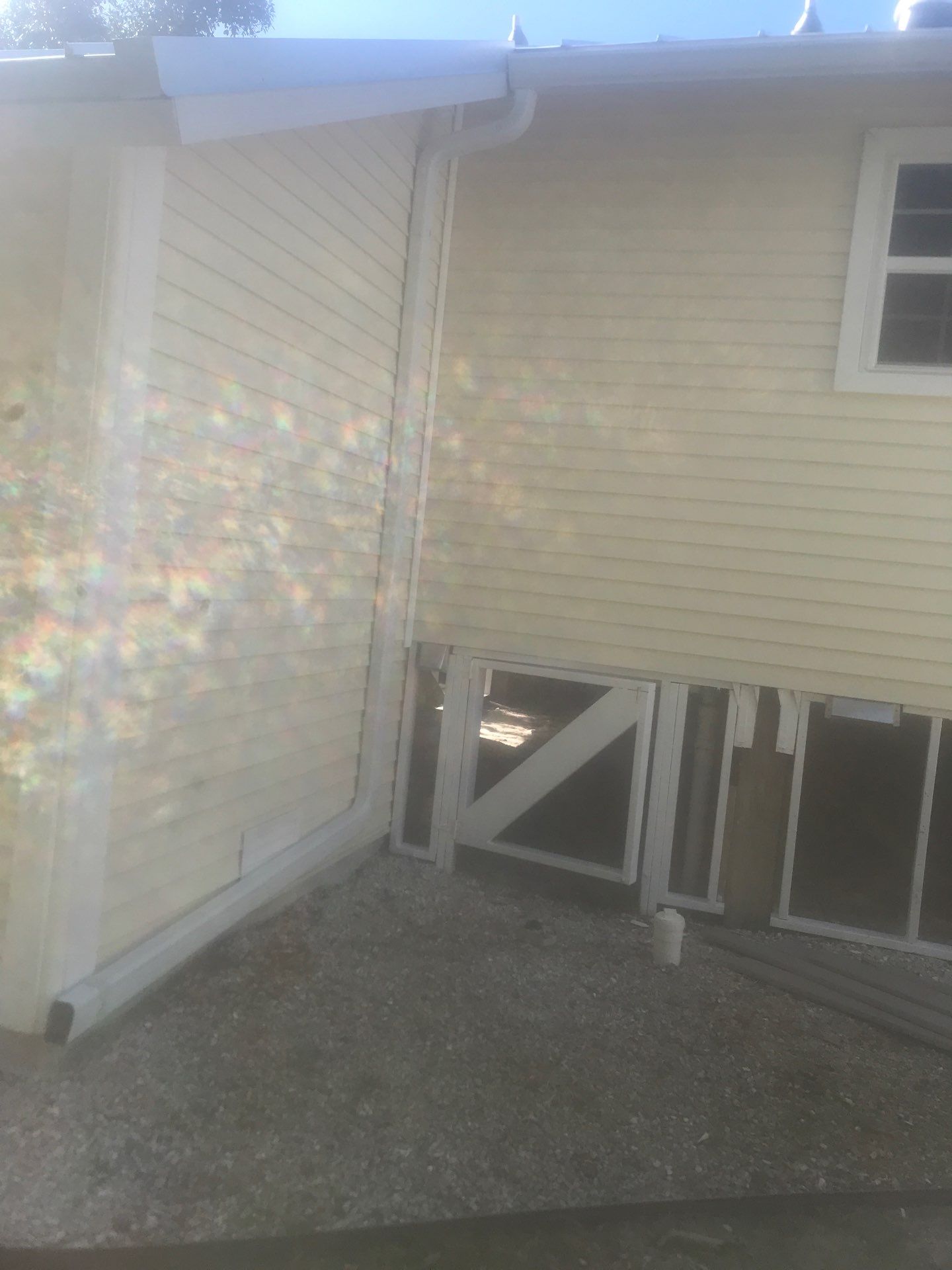 White K-Style Gutters for Beach Homes in Sanibel FL by Gutter Professors