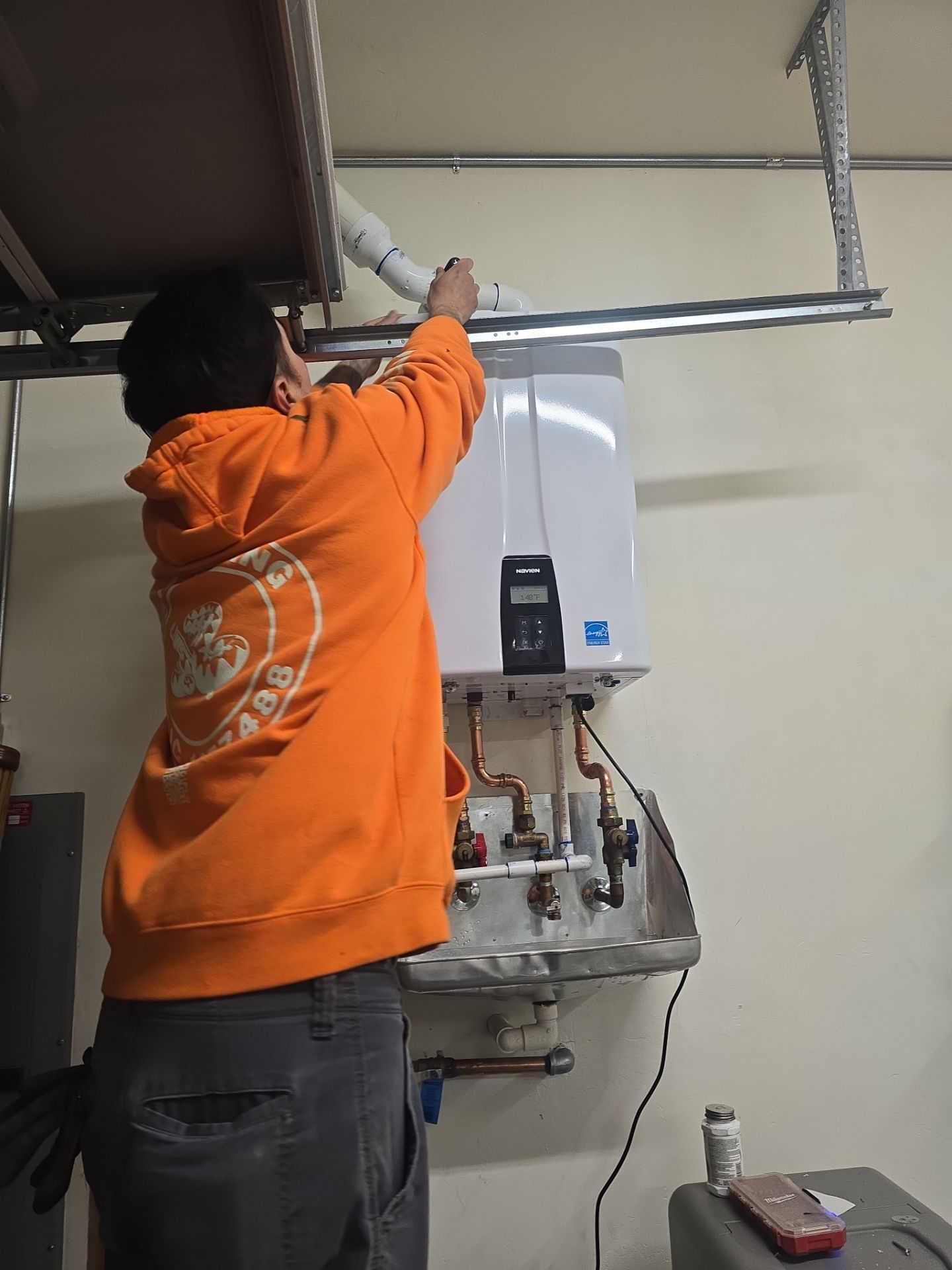 Water Softener, Moen Flo, and Tankless Water Heater Installation by Us Plumbing