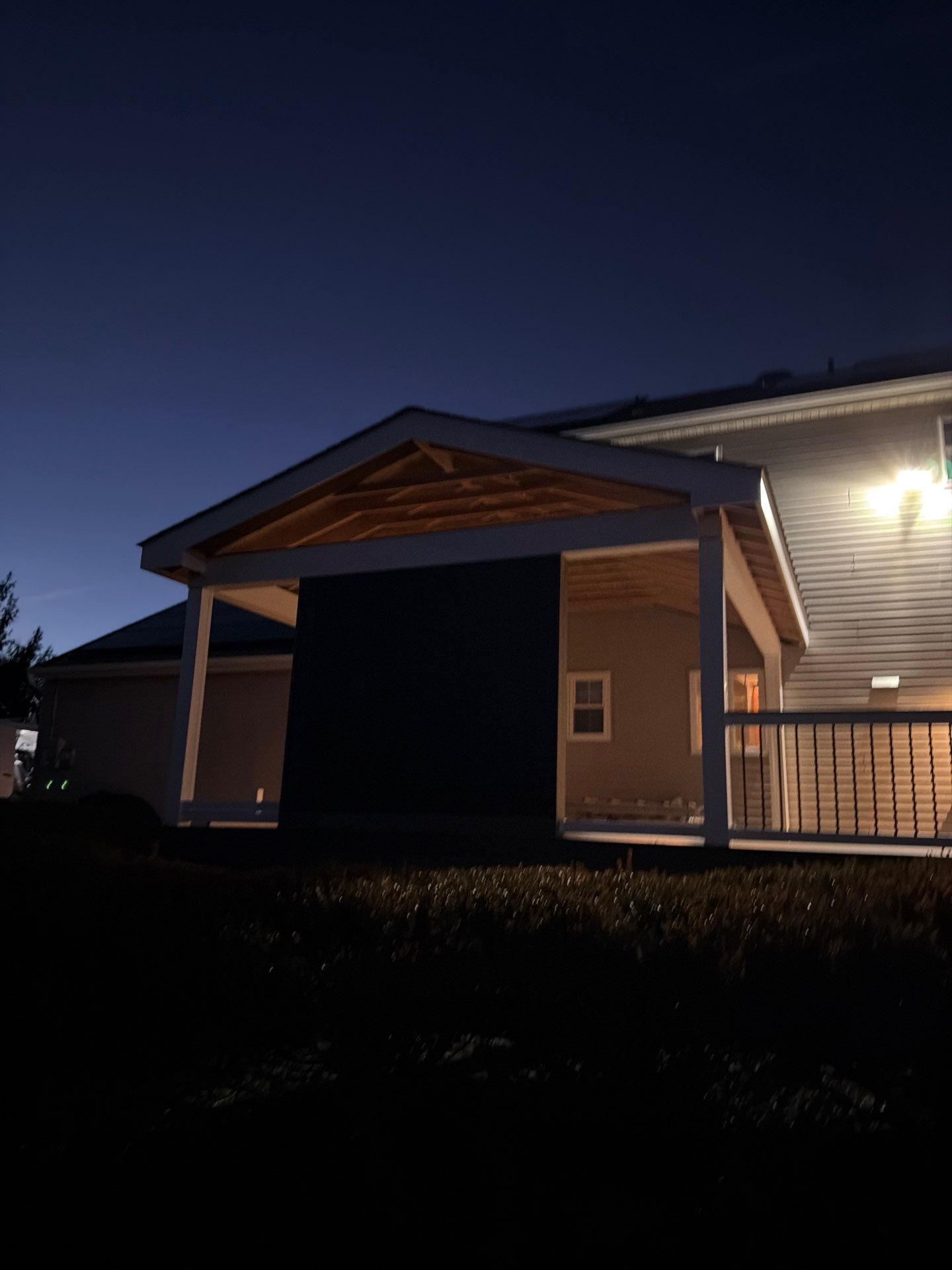 New Deck With a Roof and TV Mount in Raritan, New Jersey by deck guardian