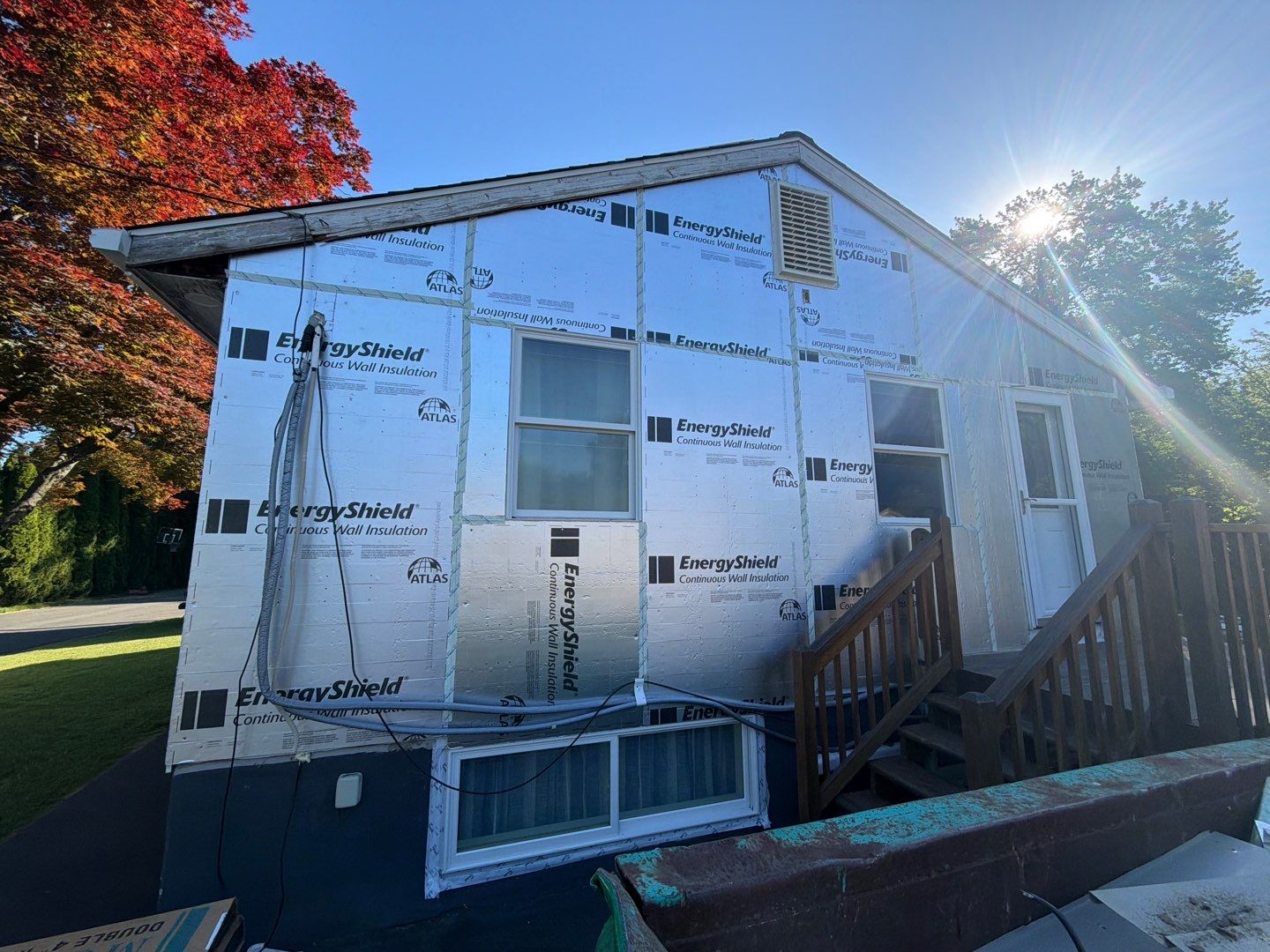 Siding Renewal with Cert Monogram D/4x12'6" clapboard Slate & Cert. Monogram D/4x25' clapboard Slate by DiGiorgi Roofing and Siding Inc