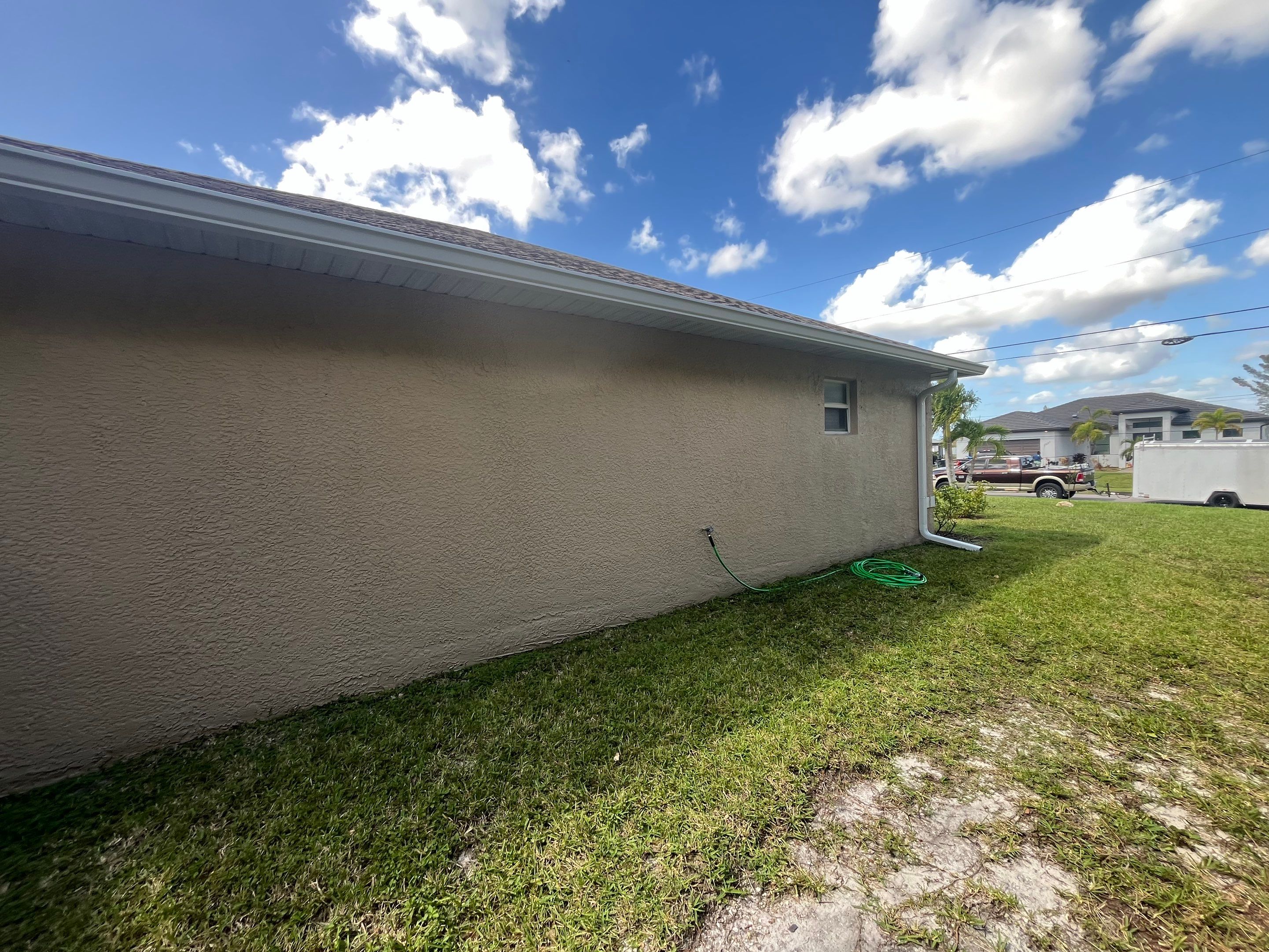 Downspout Extensions for Cape Coral Homes  by Gutter Professors