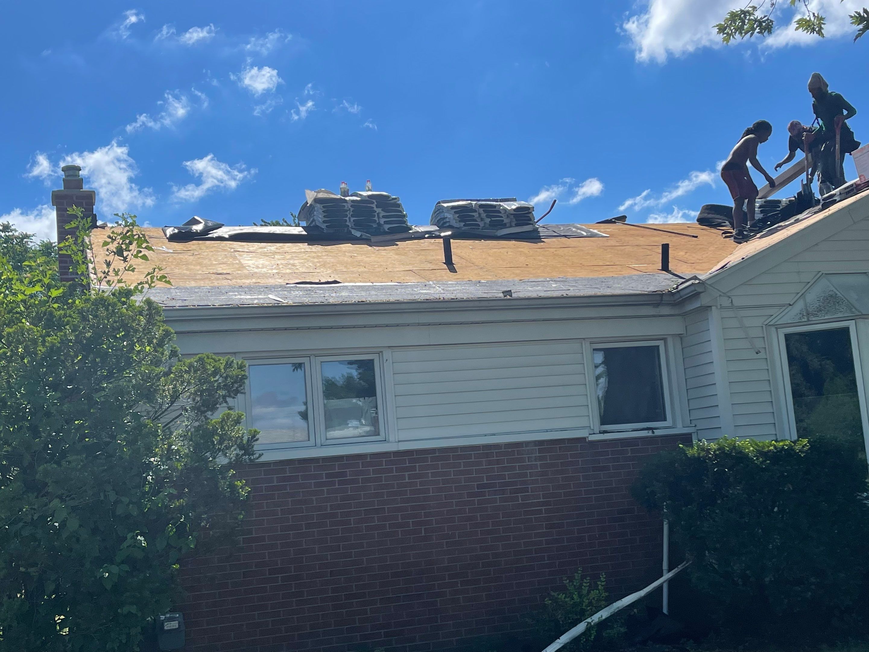 Residential Roofing Installation using IKO Dual Black by JNR Roofing LLC