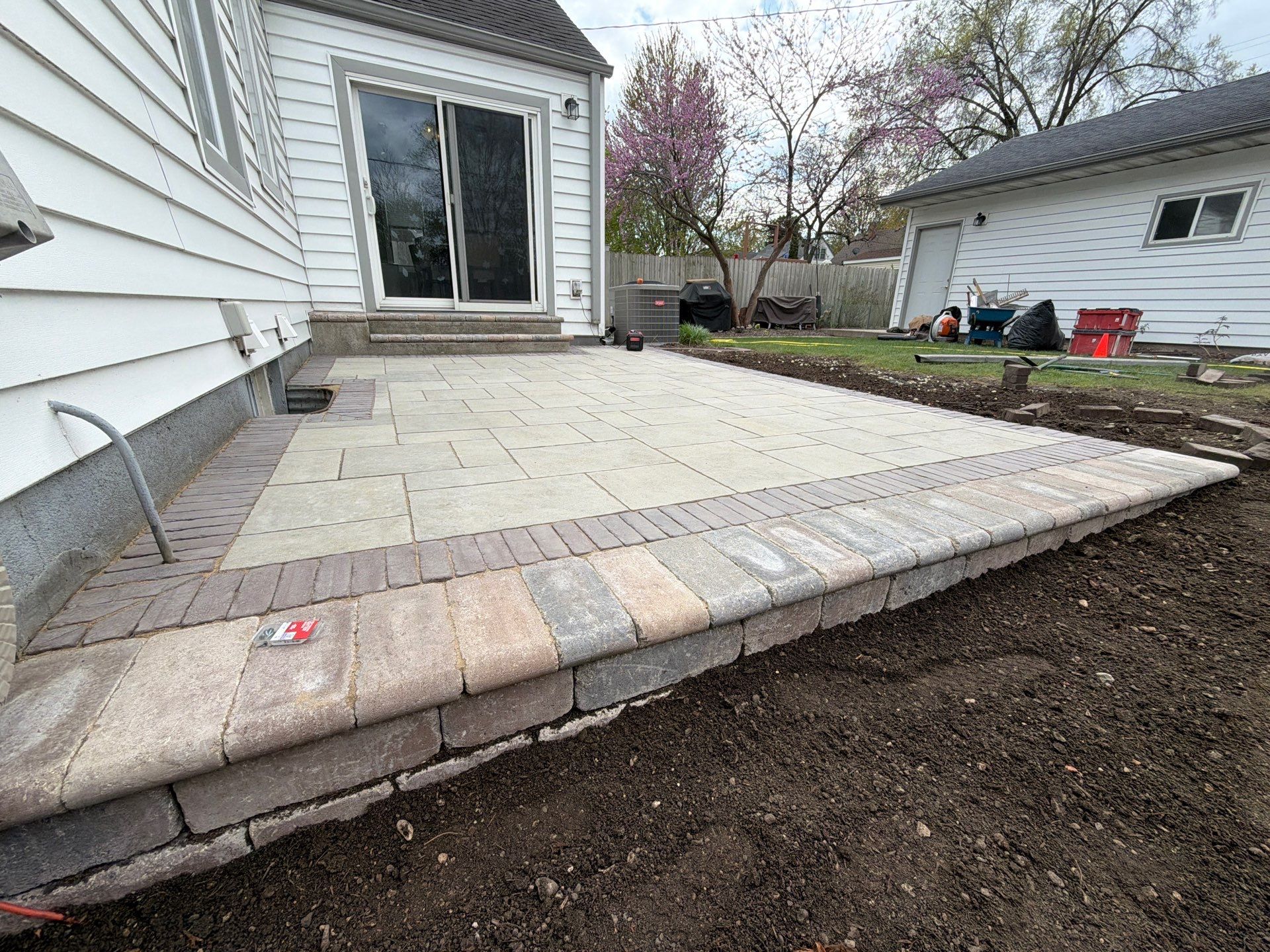 Paver Patio in Saint Louis Park by Sota landscaping