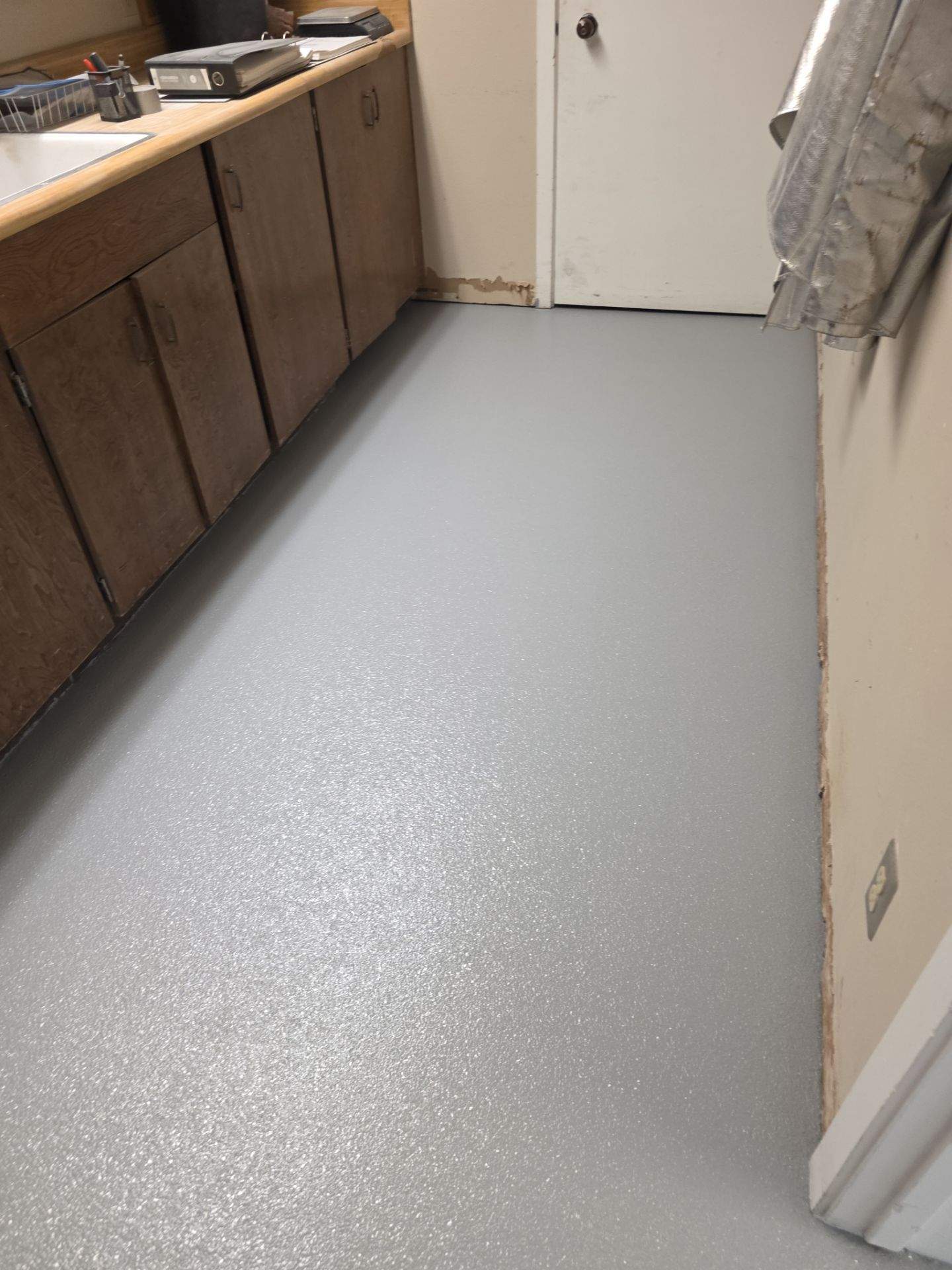 Haze Grey Commercial Interior Floor Coating in Atascadero by MGP Coatings