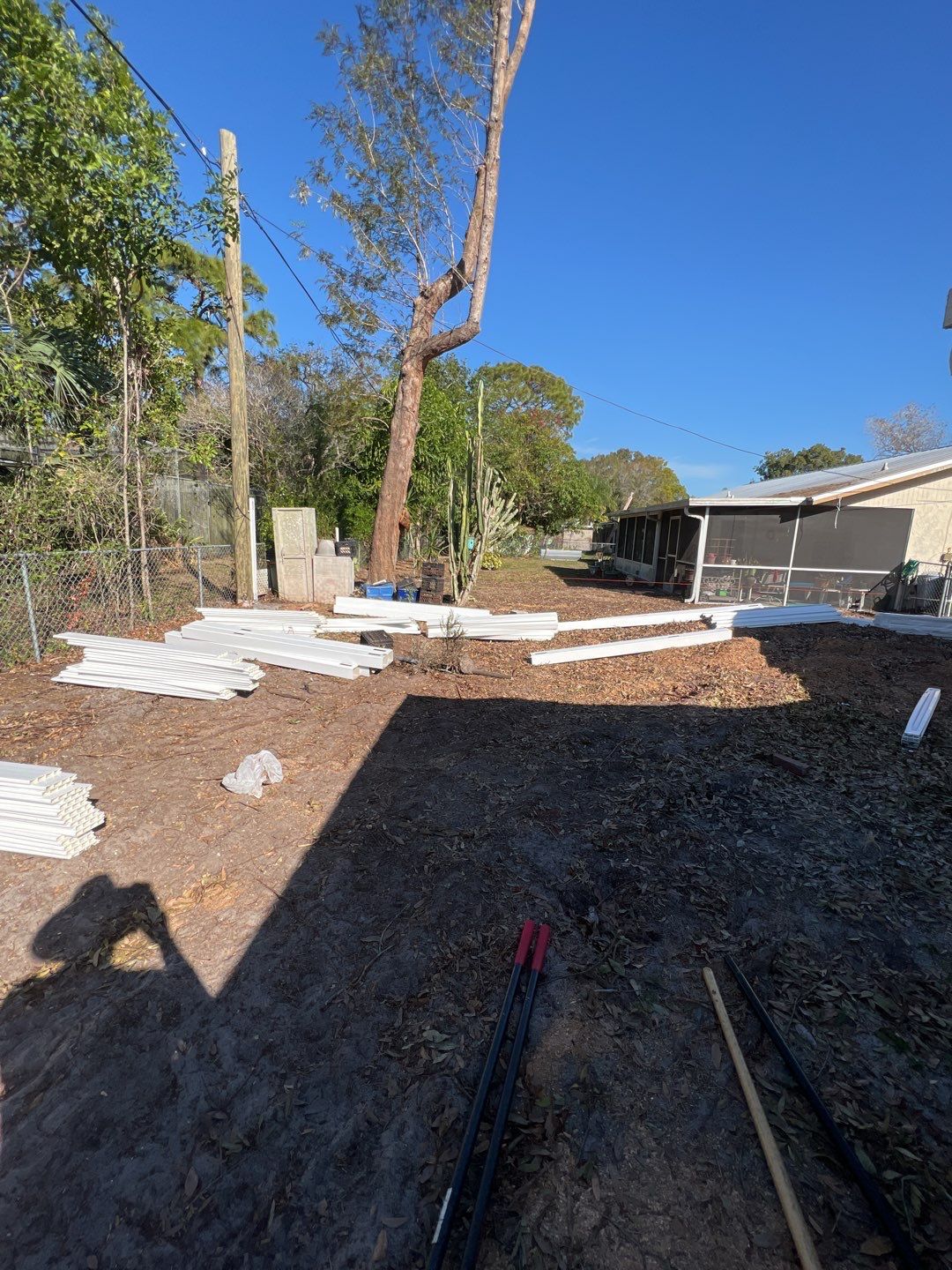 Sarasota, Florida 6 ft. Tall White Vinyl Privacy  by Asap fence and gates, LLC