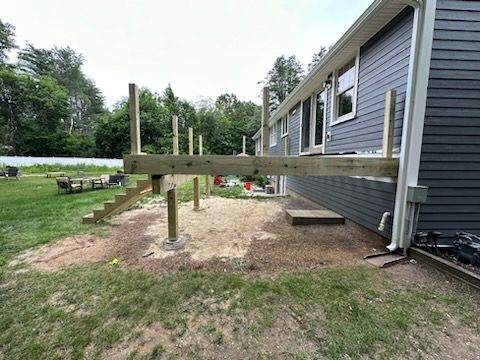 New deck and siding in Stow, MA by UBrothers Construction