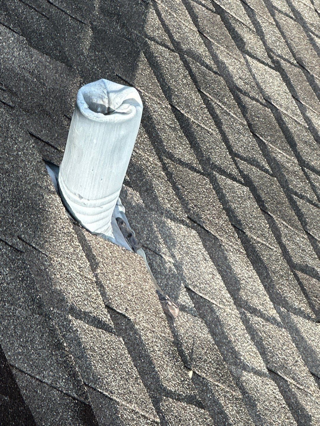 Hail Damage using Owen's Corning Duration (Lifetime) Shingles by Roof Repair Company
