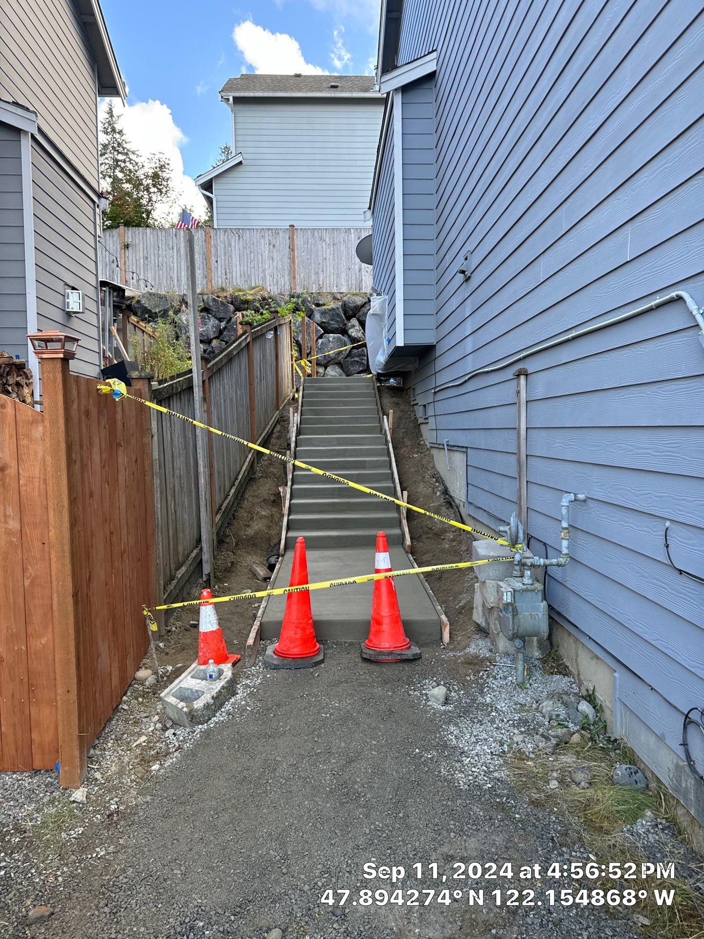 Jireh Outdoor Projects | Concrete Stair Repair and Retaining Wall by Jireh Asphalt & Concrete Inc 