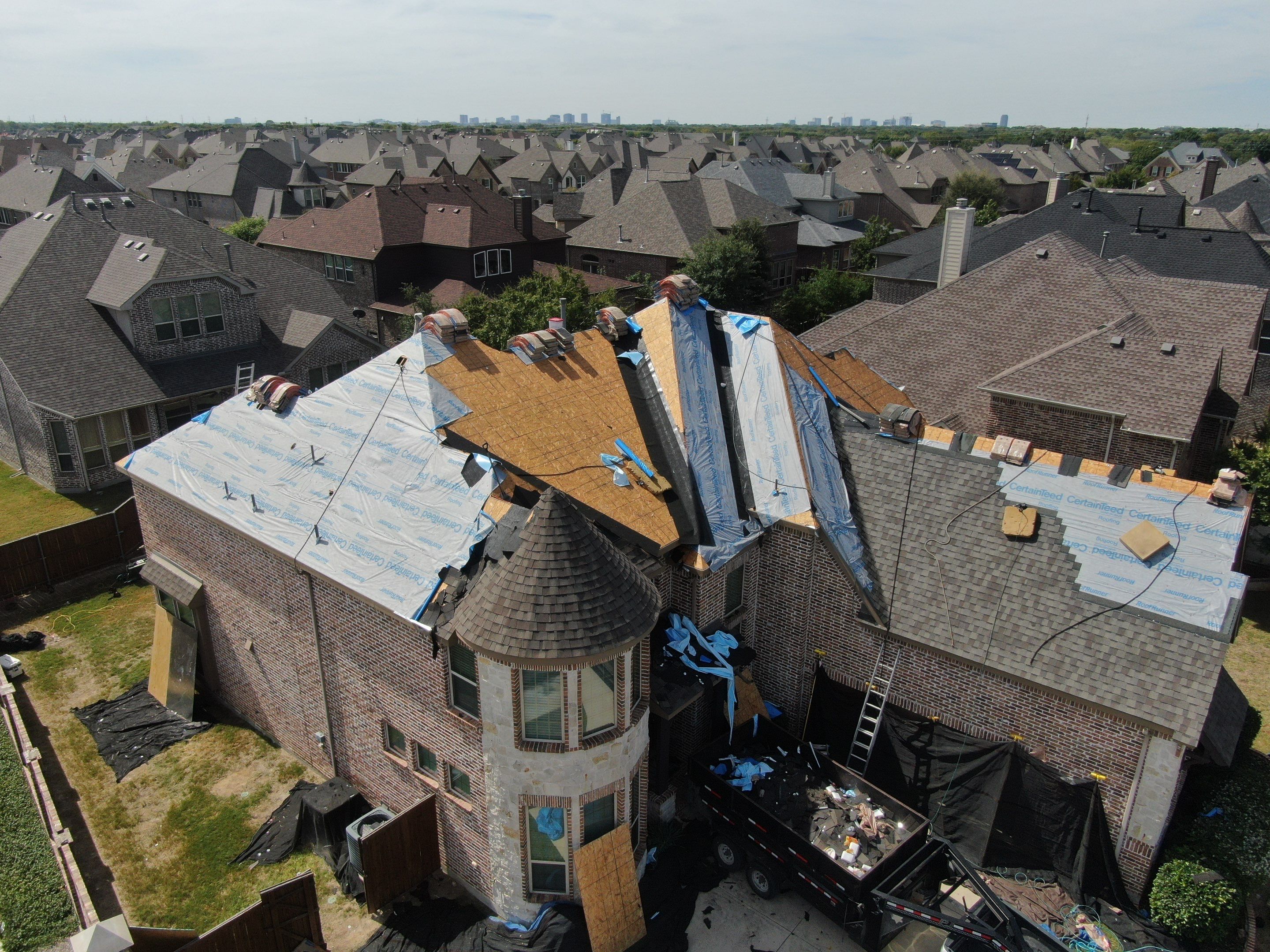 Residential Roofing Installation using Certainteed Climateflex  by Becker Roofing and Exteriors