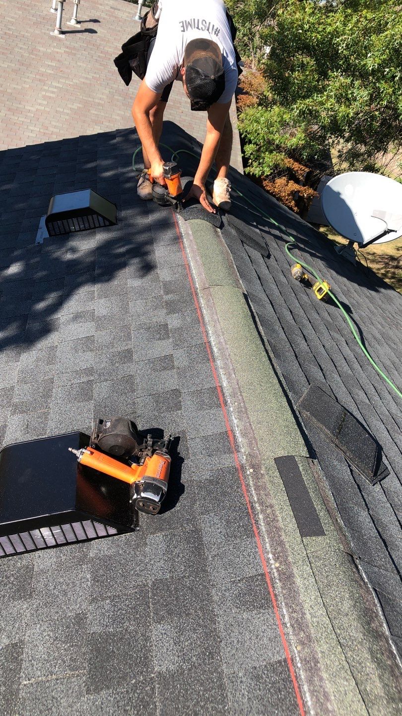 Residential Roofing Installation using GAF Natural Shadow  by A & H Roofing and Contracting
