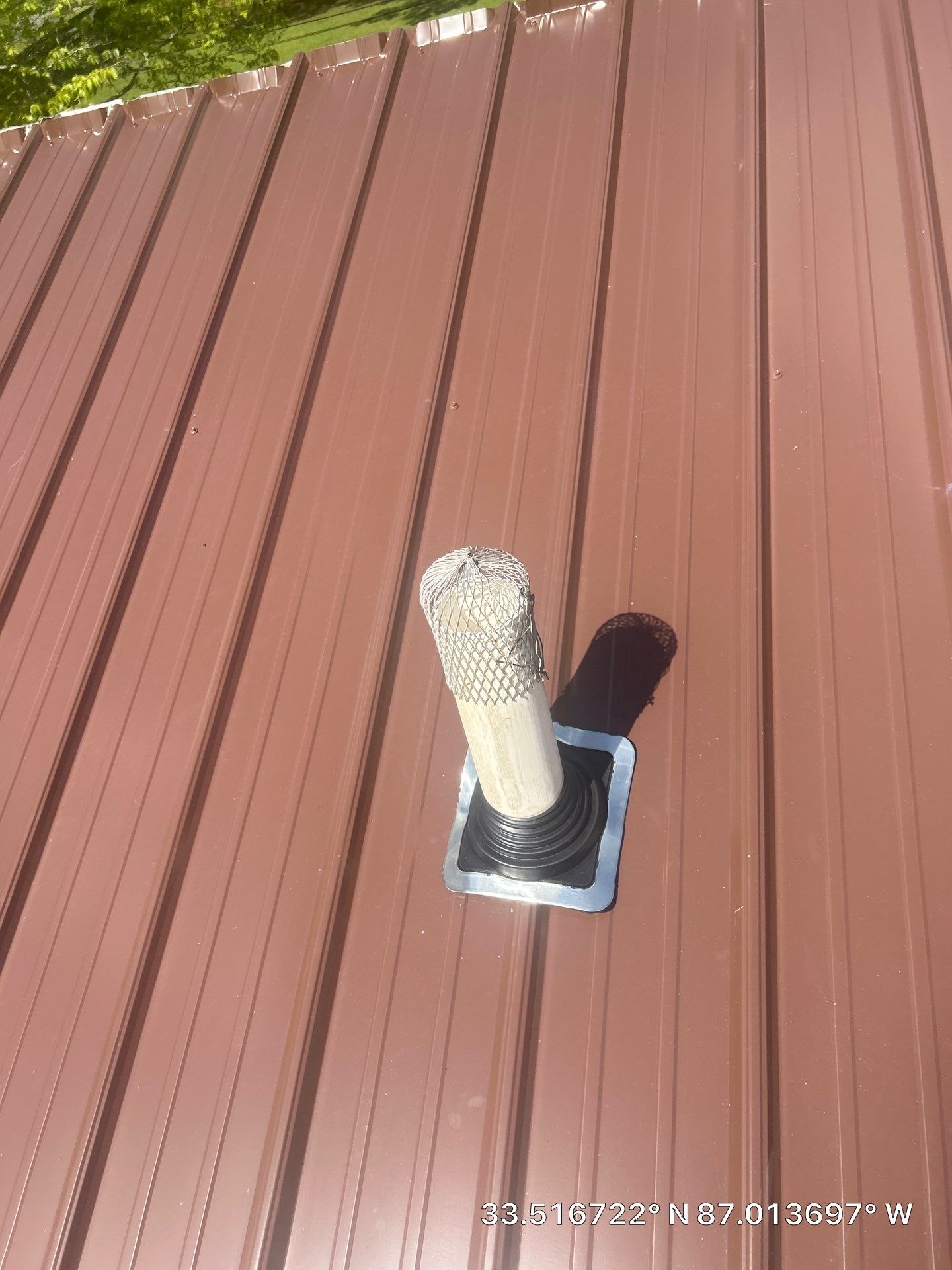 Metal Roof Replacement in Sylvan Springs (Brown) by The Roofing Dudes