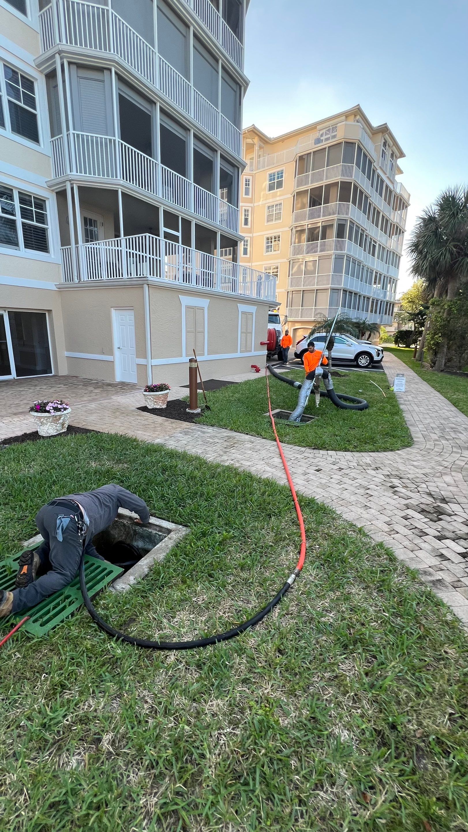 Condo Complex Stormwater System Maintenance by Don Mar, Inc. Storm Water Solutions