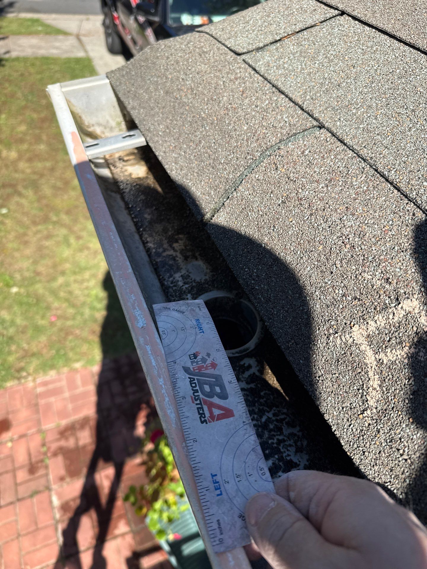 Roof replacement and interior repair by hail and wind damage by Just Brilliant Restoration JBR