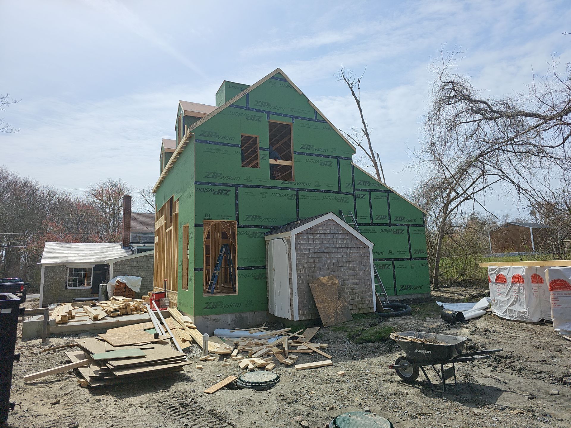 New Construction HVAC Installation using Mitsubishi by Ocean State Air Solutions
