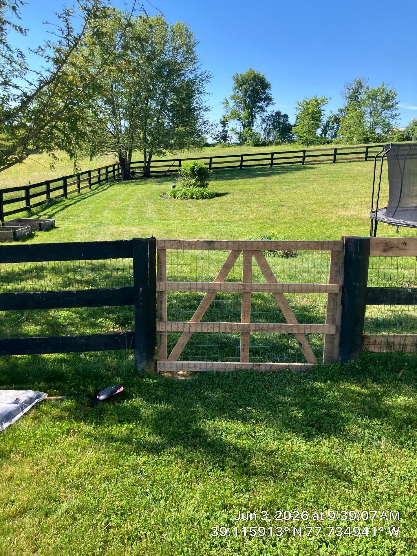 Fence repair project in Purceville, Va by Contracting Bros Llc