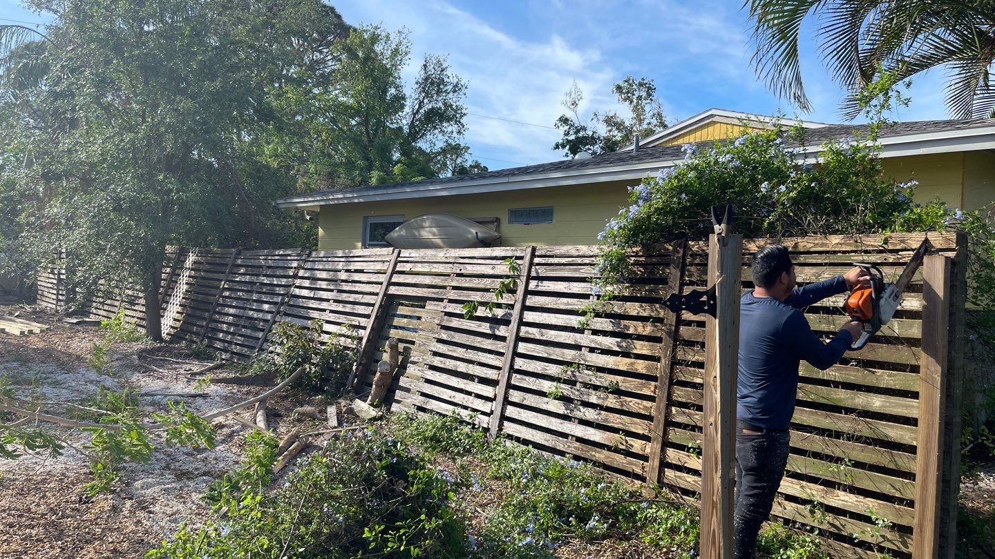 Wood Fence Installation using Horizontal Shadowbox Wood Privacy Fence by Asap fence and gates, LLC