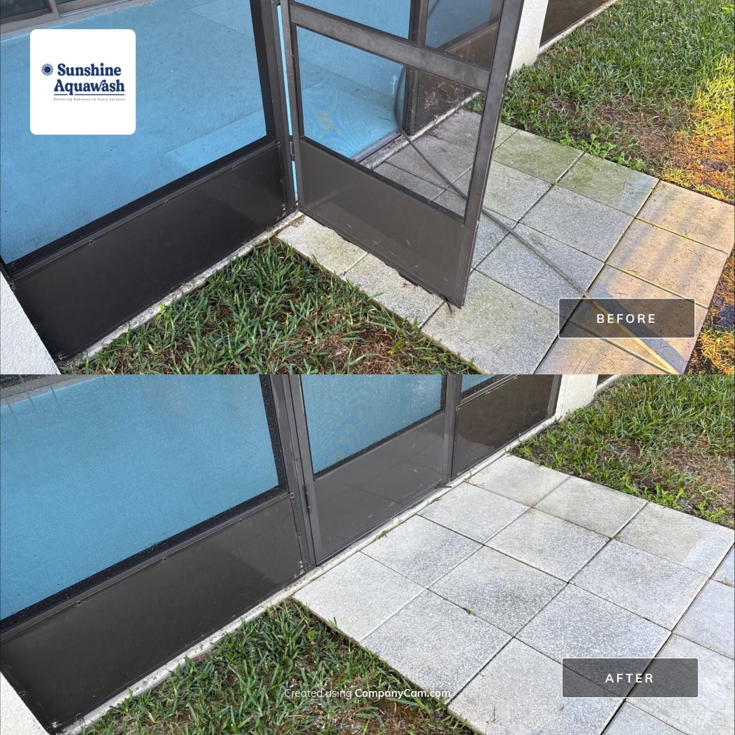 🚿 Trevesta Community Driveway & Lanai Cleaning | Palmetto, FL Pressure Washing 🚿 by Sunshine AquaWash