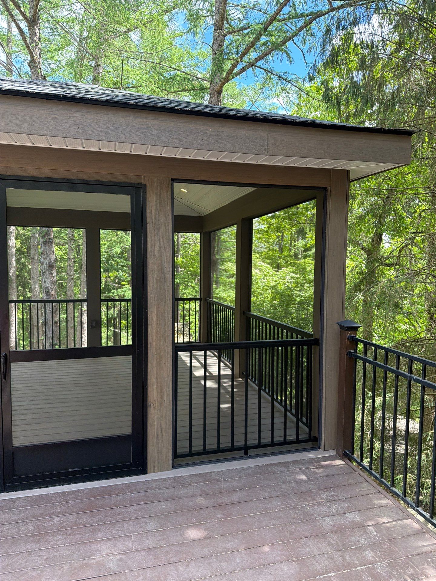 New Deck With a Screened In Porch In Mendham, New Jersey by deck guardian