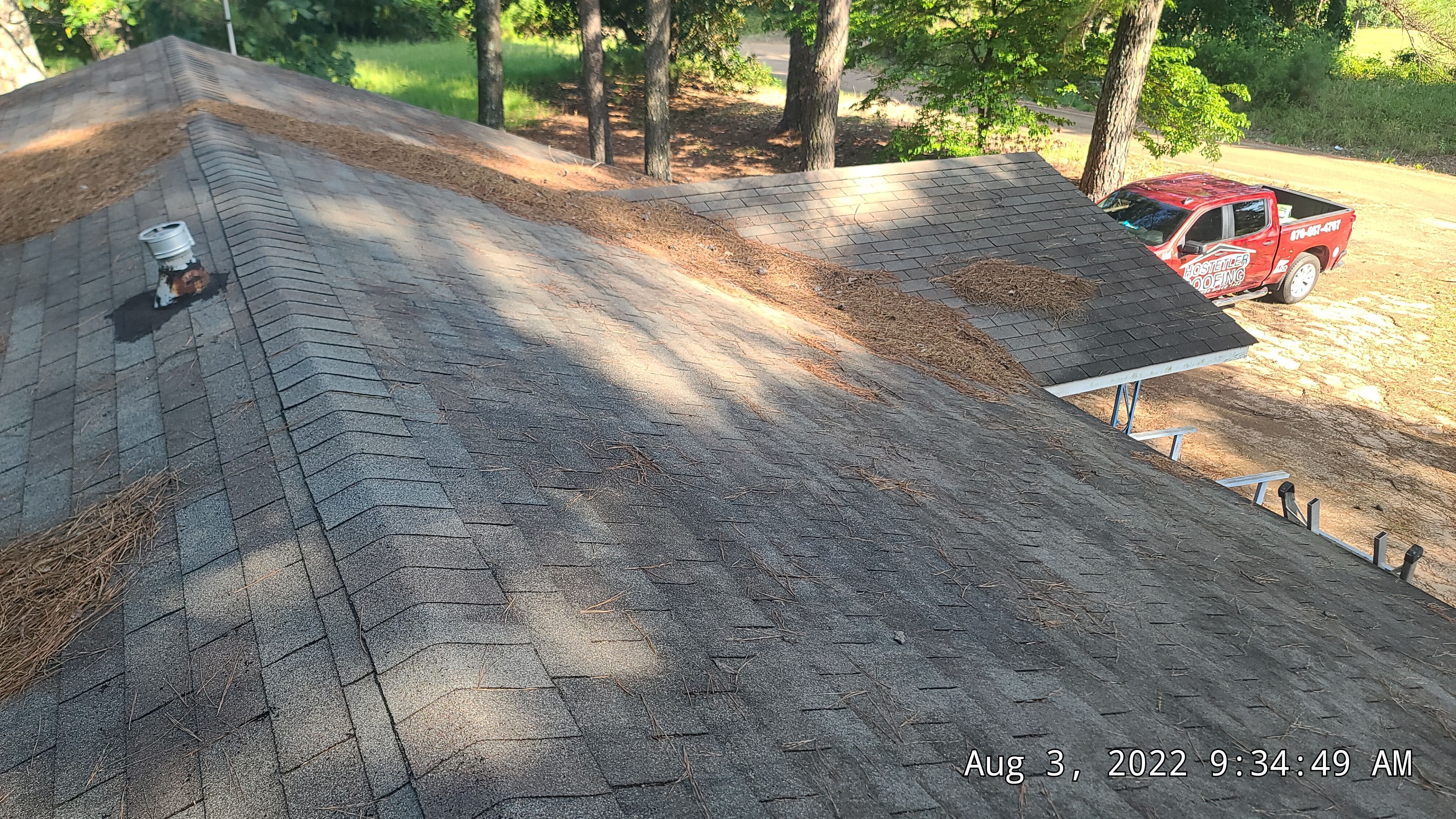 Residential Shingle Reroof using Certainteed Landmark 3-Tab by Hostetler Roofing