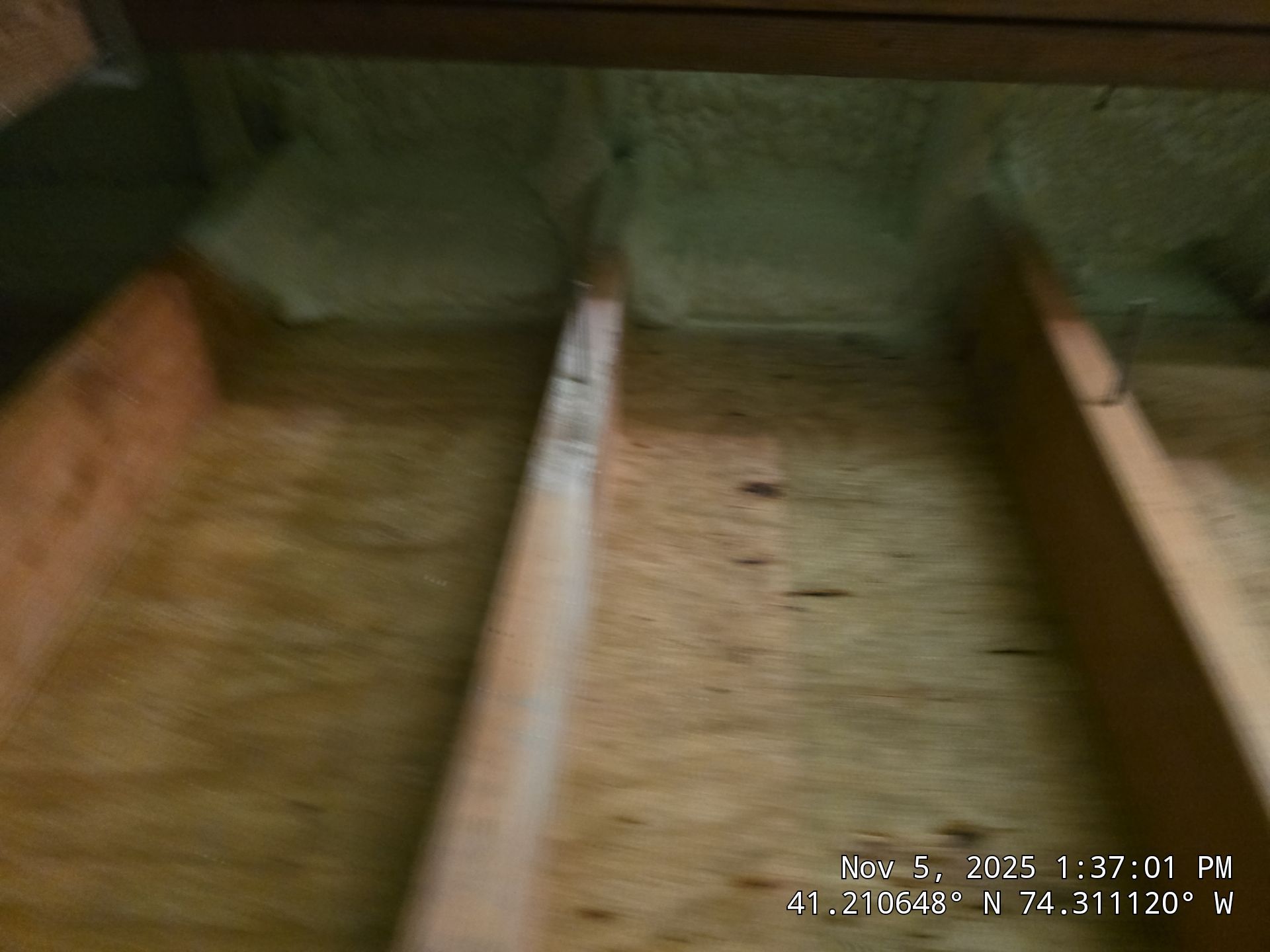 Basement Ceiling using Closed Cell Spray Foam by NYS Foam & Energy
