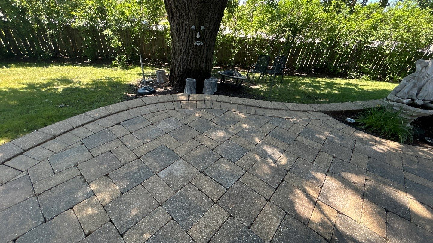 Brick paver clean, sand and seal.  using Surebond SB-1300 by Northern Power Washing LLC.