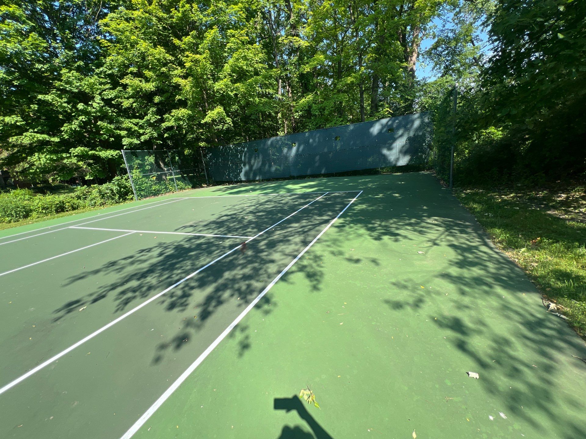 Deck, Patio, and Tennis Court Cleaning by Northern Power Washing LLC.