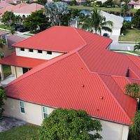 24ga 1.5" Mechanical Seam Terra Cotta by Total Roofing System The Metal Roof Experts