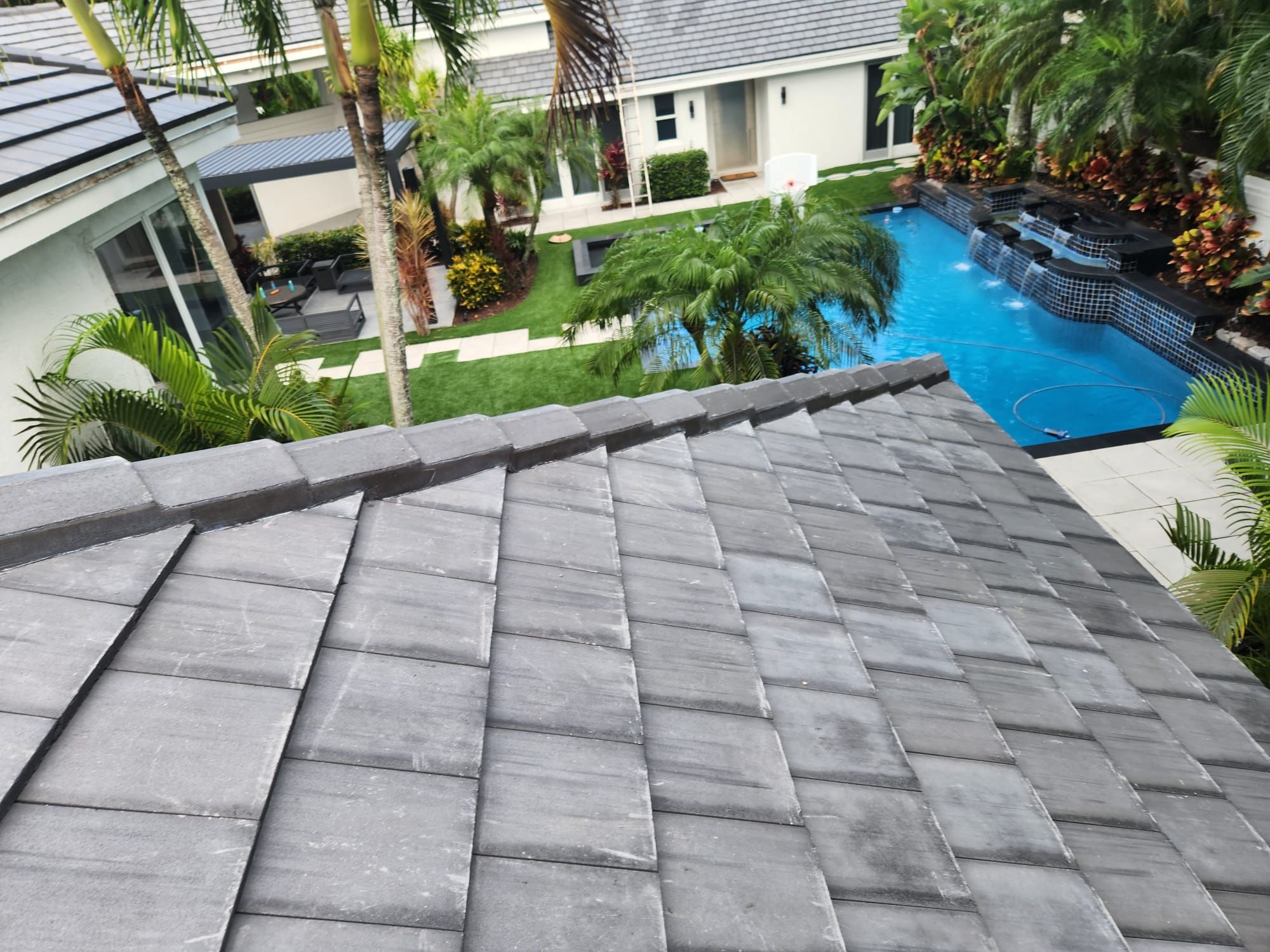 Residential Roofing Installation using Eagle Roofing Tile by BLUES BROTHERS ROOFING