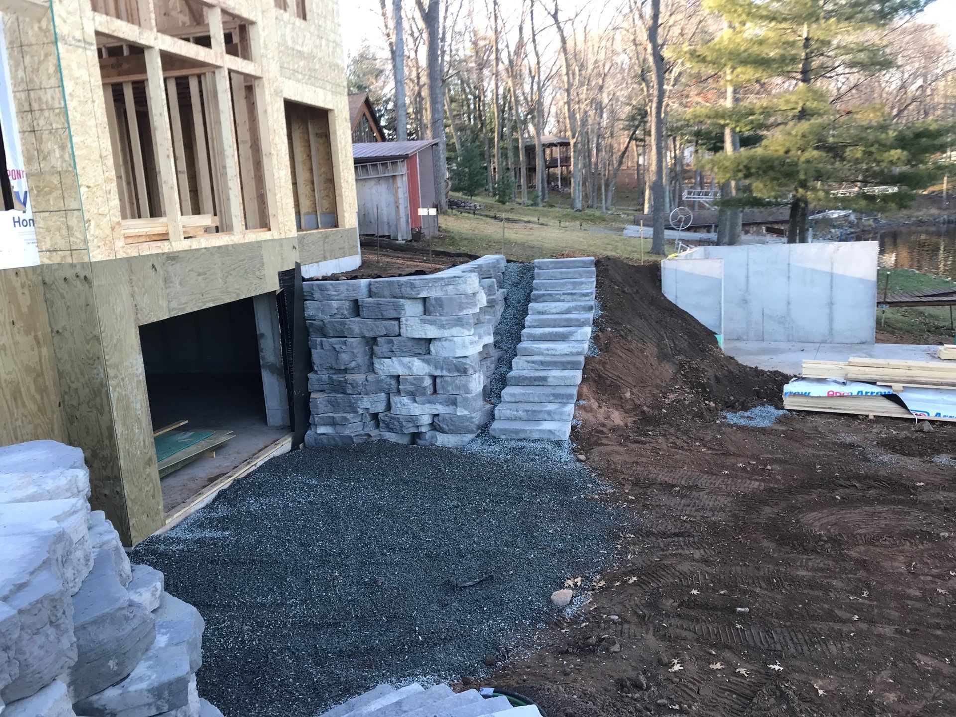 Rosetta Outcroppng Wall/ Steps by Balsam Lake Pro Lawn