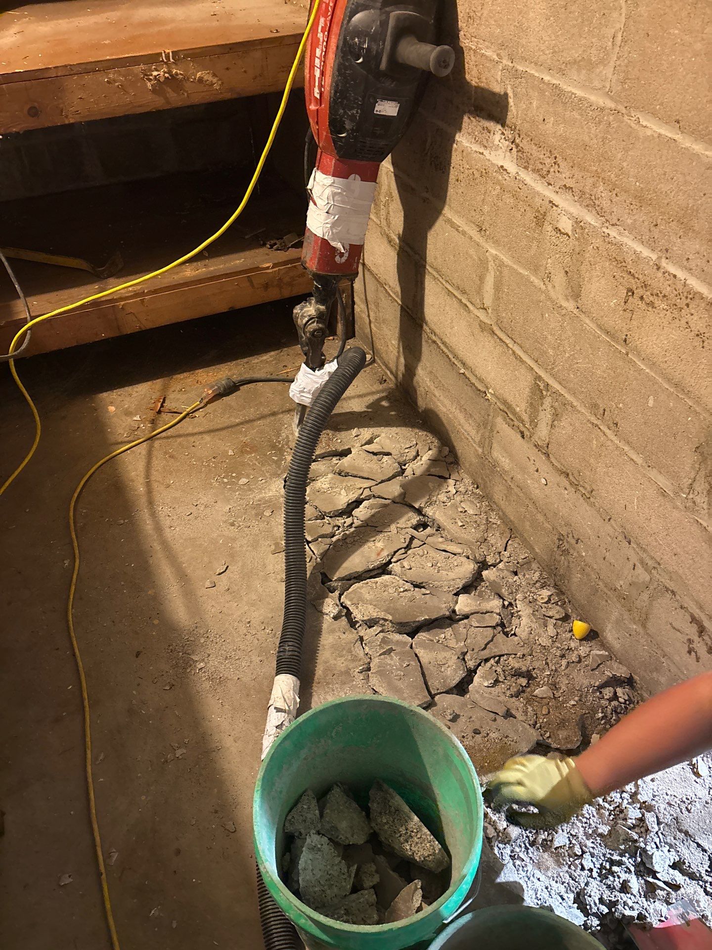 Drain Tile in South Minneapolis by Waterproofing Northeast
