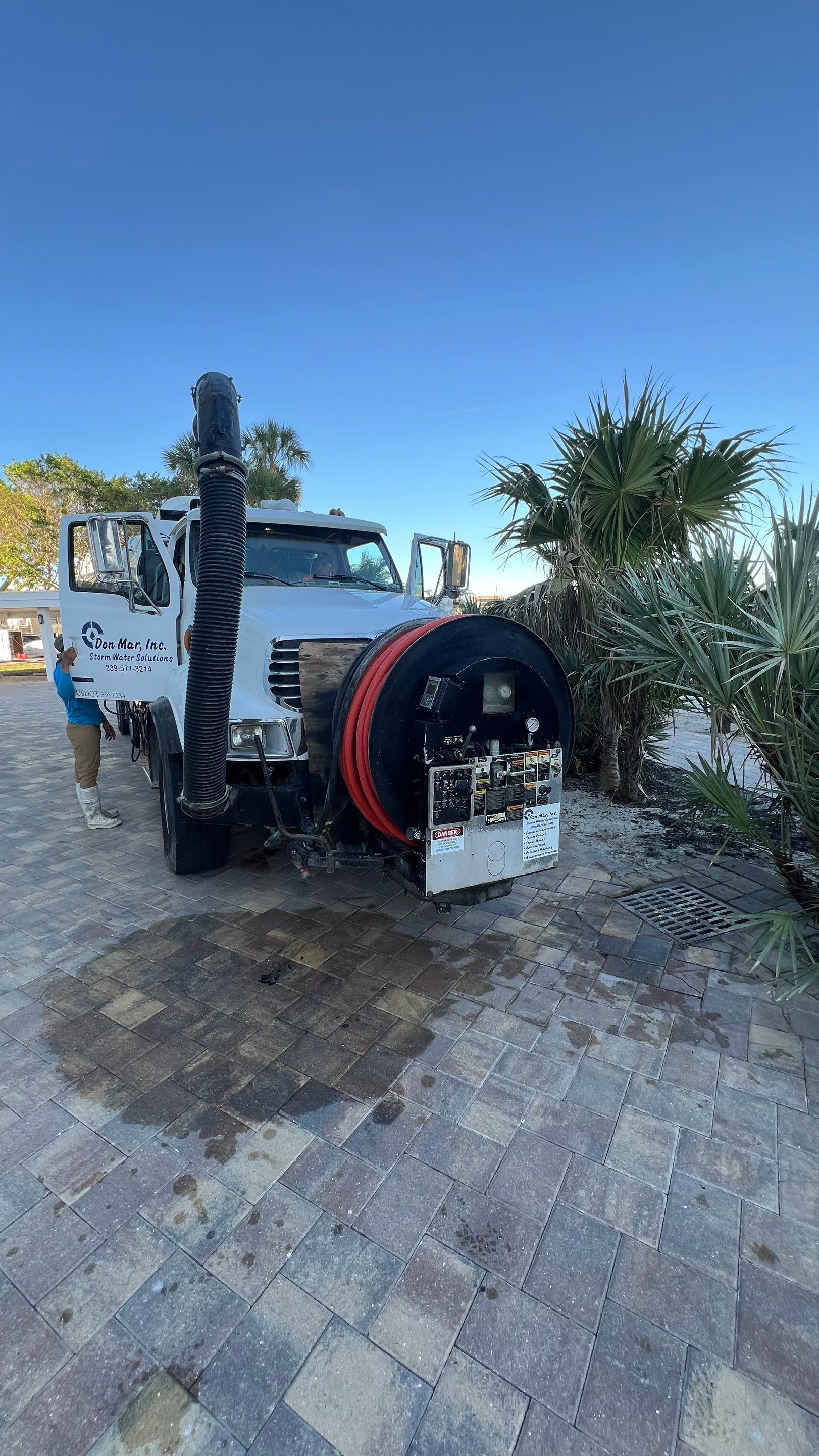 Naples Condo Complex Stormwater System Maintenance and Hurricane Cleanup by Don Mar, Inc. Storm Water Solutions