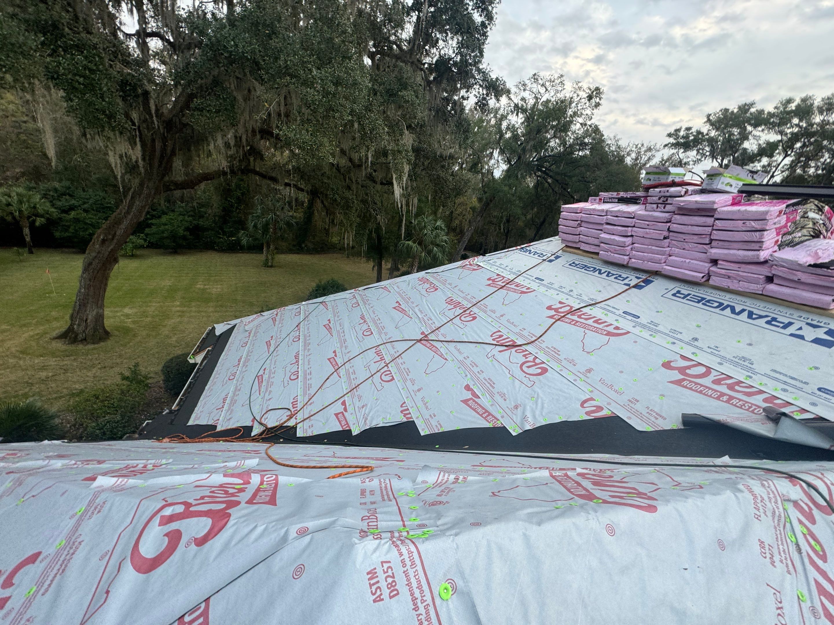 Large 60 sq reroof in Gainesville, FL by Brehm Roofing