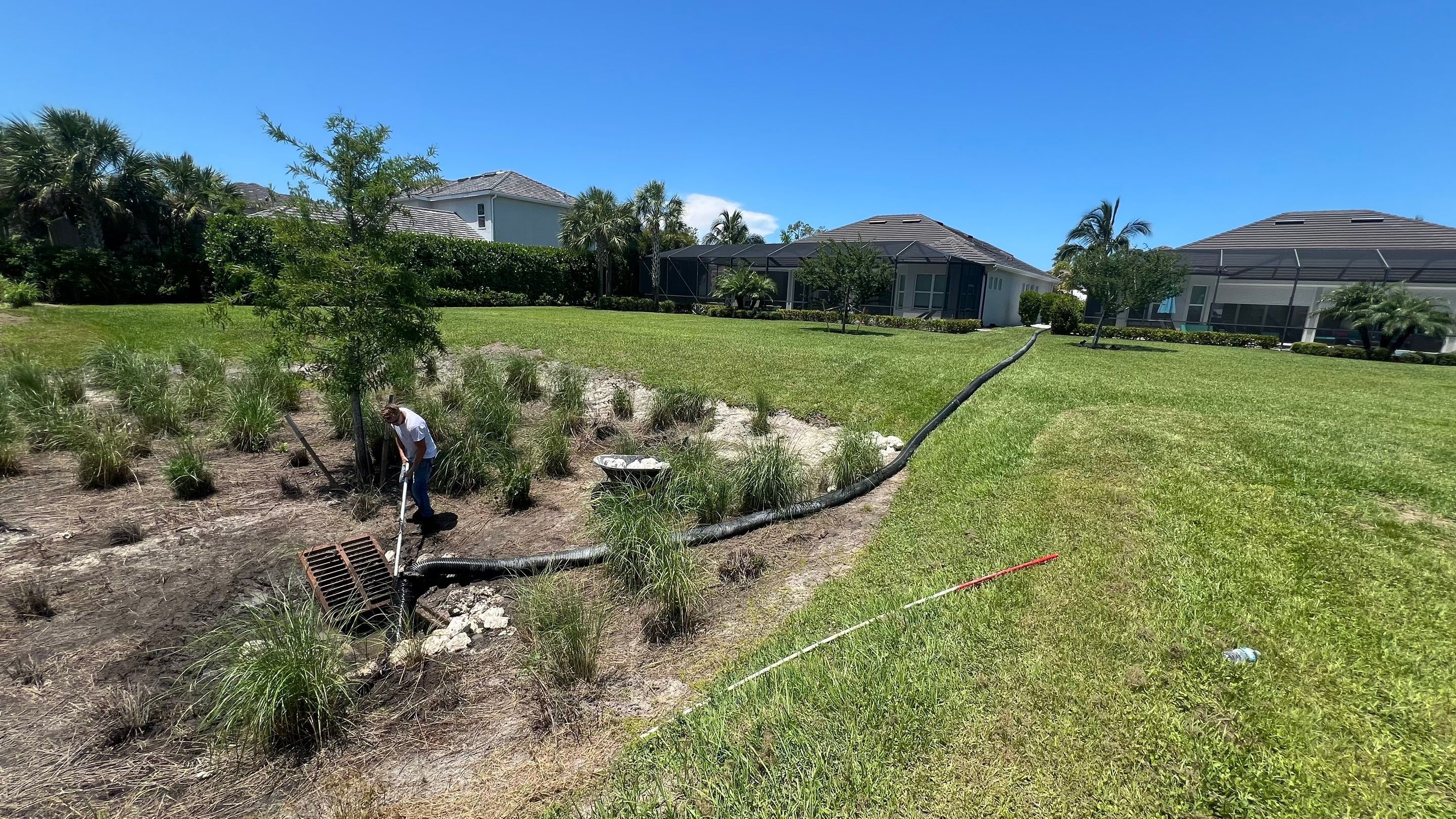 North Naples Community Stormwater Catch Basin Cleaning by APS Power & Water