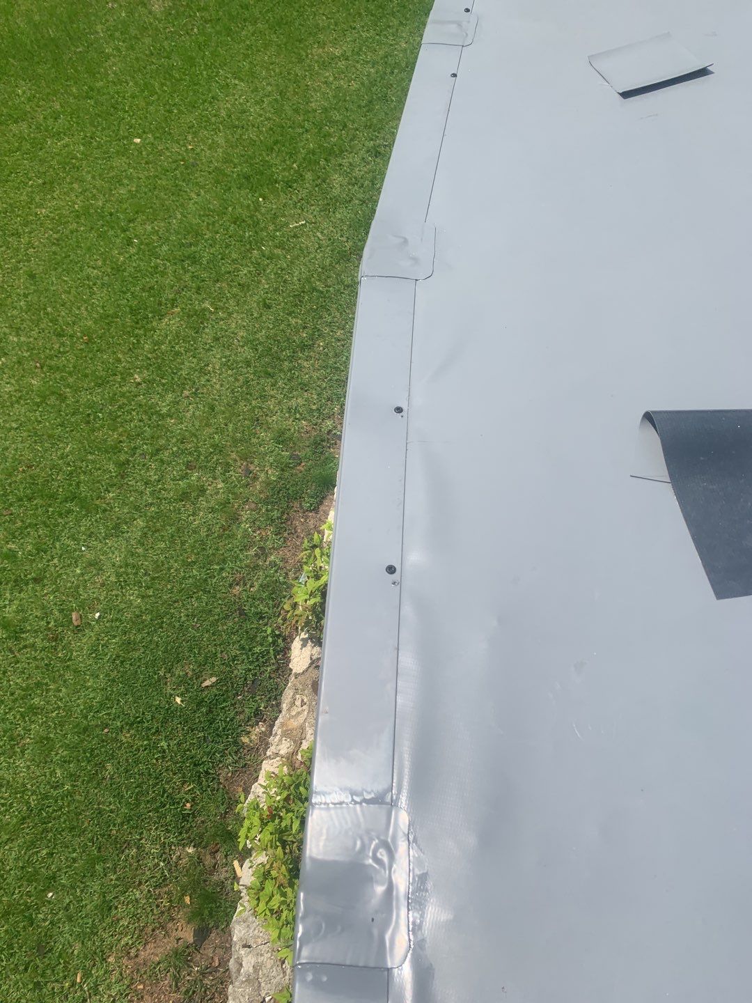 Commercial Roofing Installation using 50 mil PVC by Hostetler Roofing