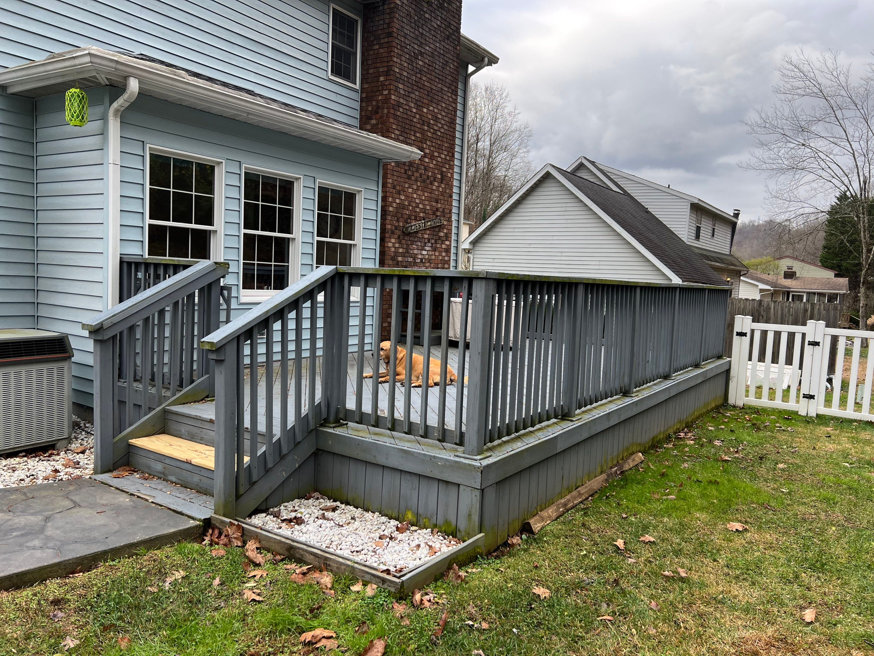 Deck Installation using Trex Decking and Railing  by Secure Construction Company Inc