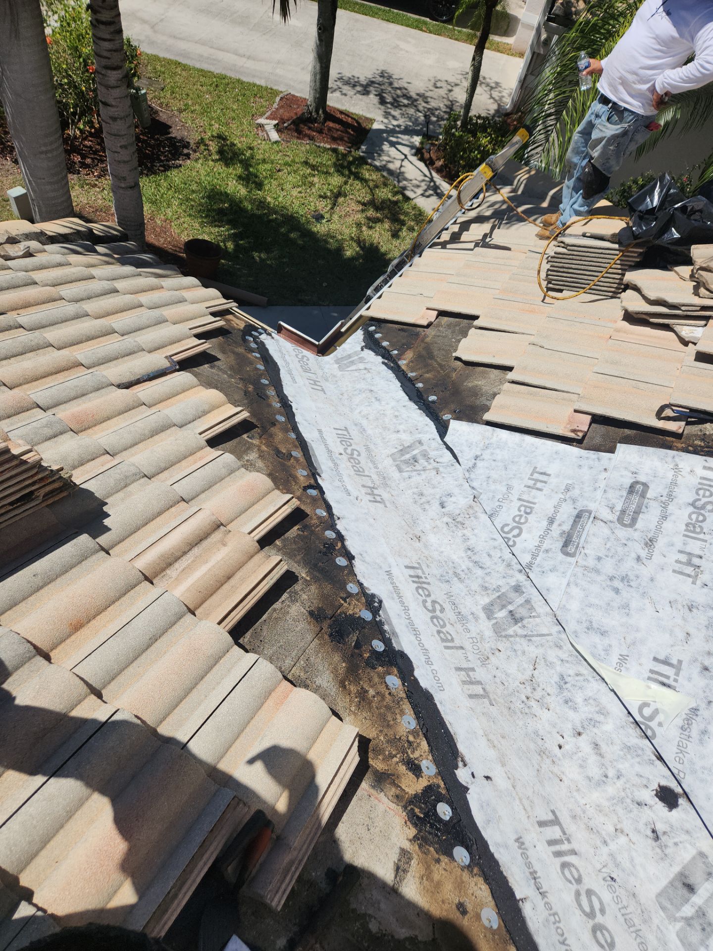 Vanguard Roll Tile Roof Repair in Wellington, FL by Aastro Roofing