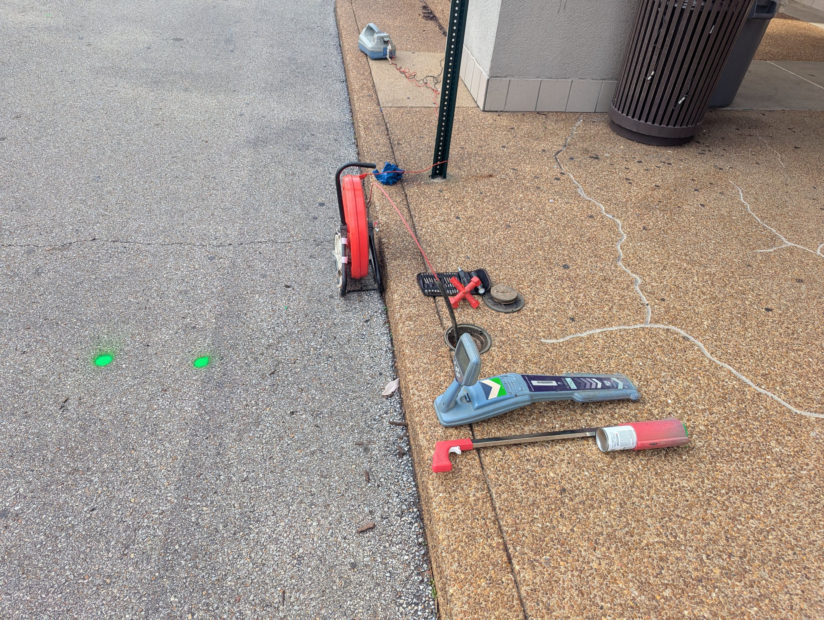 Utility Locating and GPR Mapping at Memphis Commercial Center by Alsip Locating Service, LLC