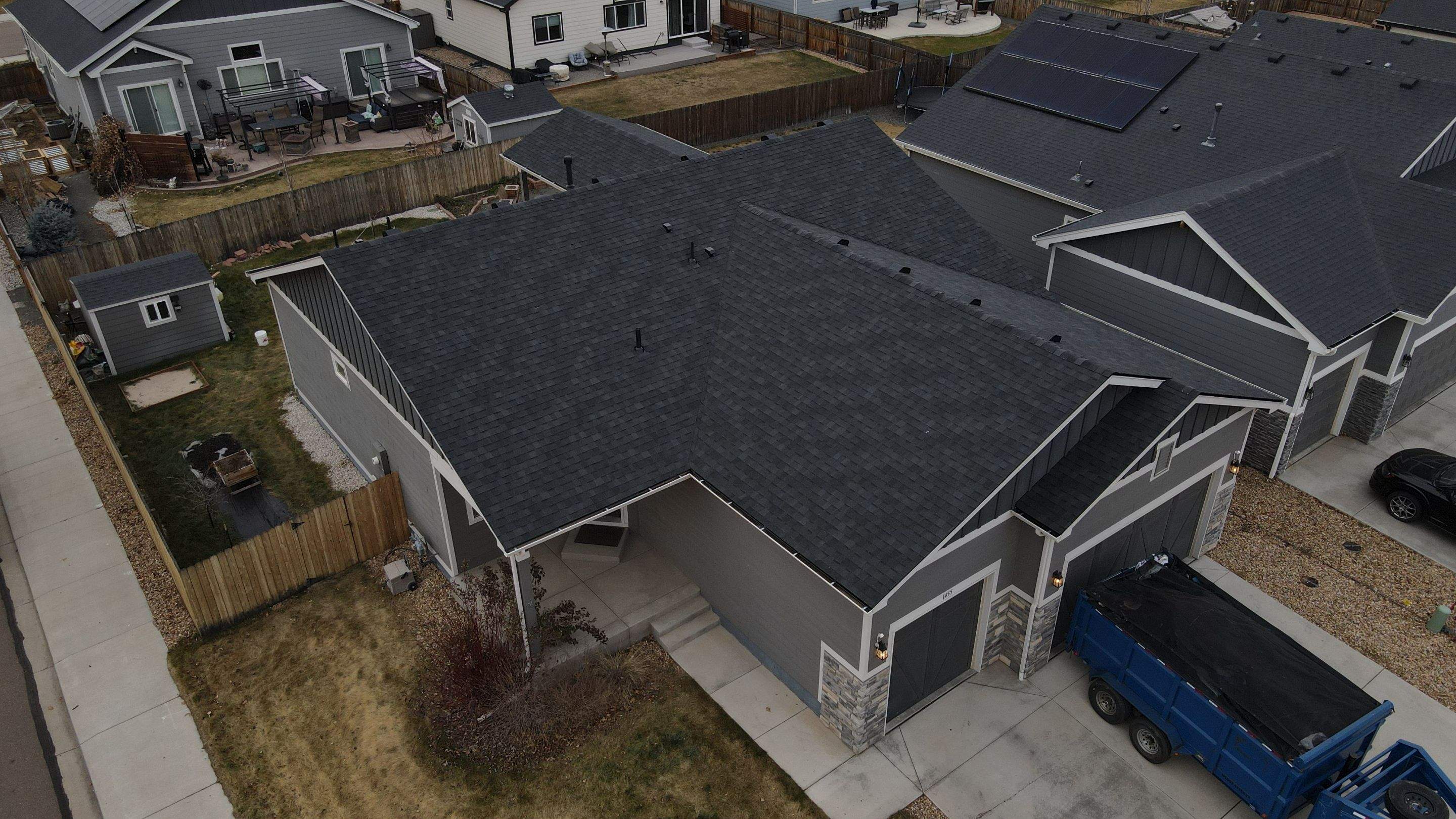 Tamko IR Class 4 install Project in Milliken, CO by Blue Peaks Roofing LLC 